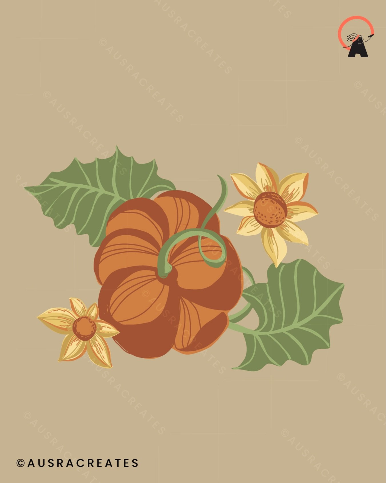 Slowly falling into fall 🍂🧑&zwj;🎨🥰

#ausracreates #fallpatterndesign #surfacepatterdesigner #artlicensing #homegrowngoodness