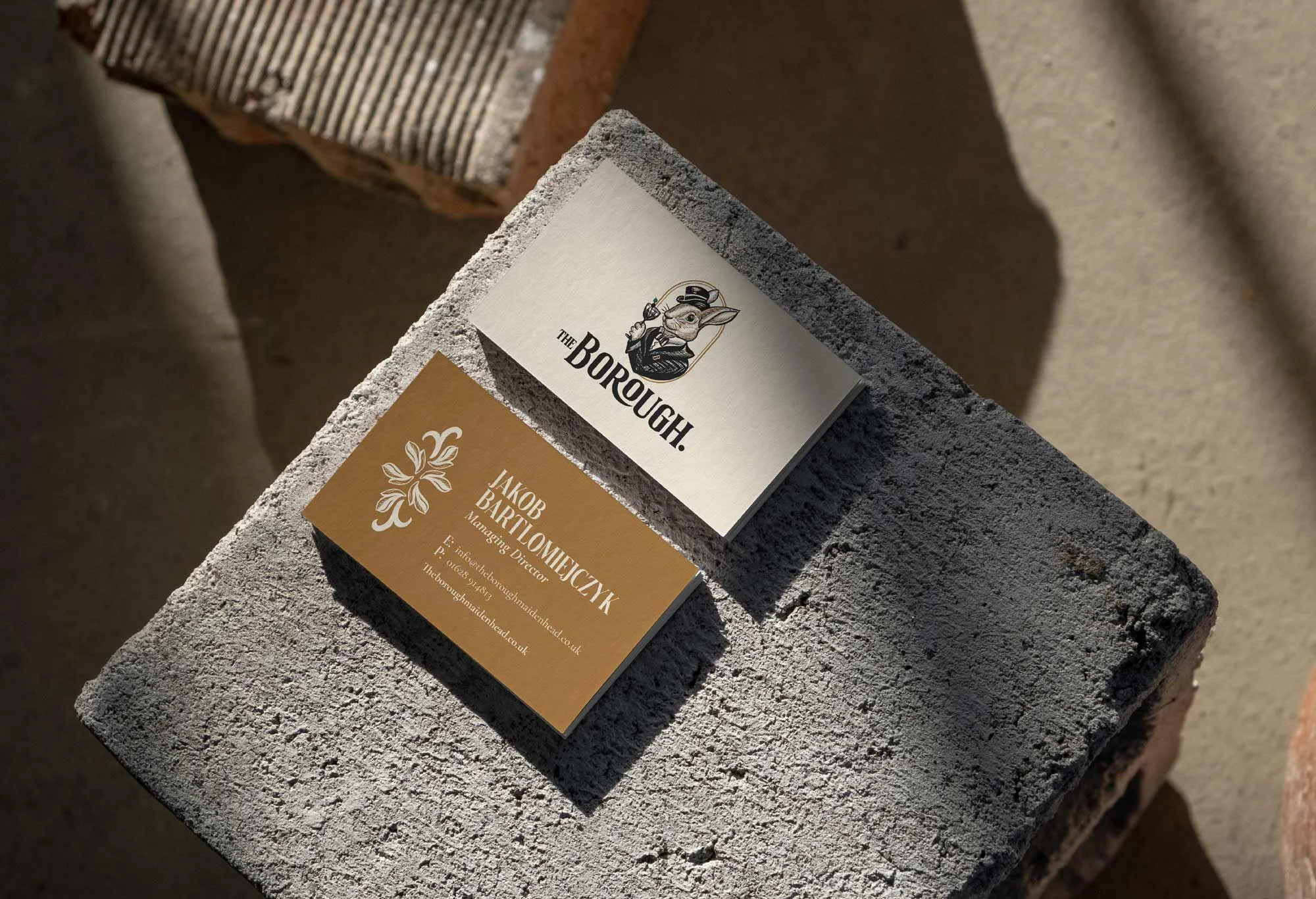 The Borough Visual Brand Asset Design for cocktail bar and restaurant by Ausra Creates