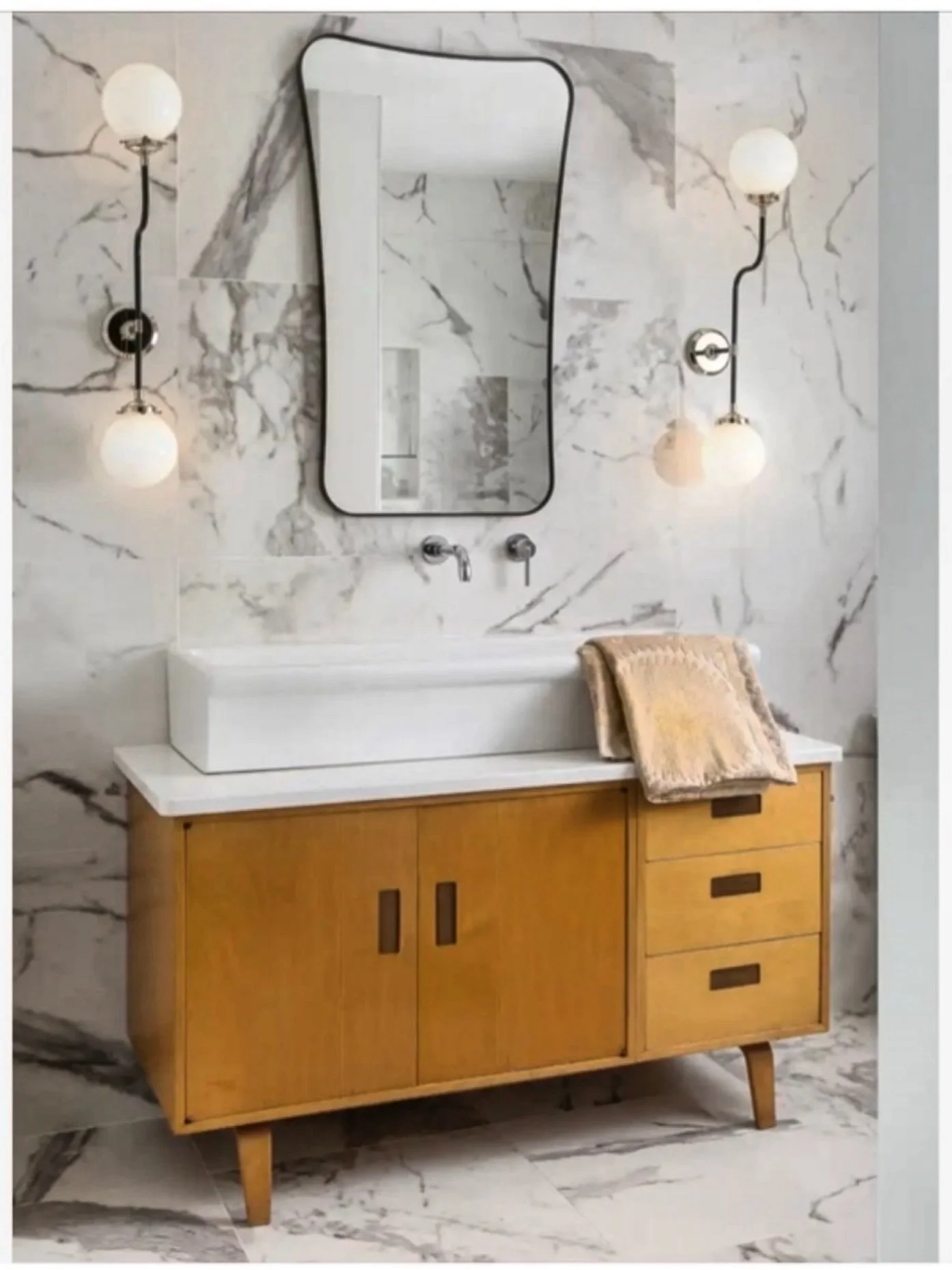 This was an I&rsquo;ll just eyeball it and I&rsquo;m sure it&rsquo;ll fit sink puzzle I pieced together knowing I had the Clifford Pascoe cabinet that I wanted to use somewhere for this project and had this sink vessel that was a showroom one-off&hel