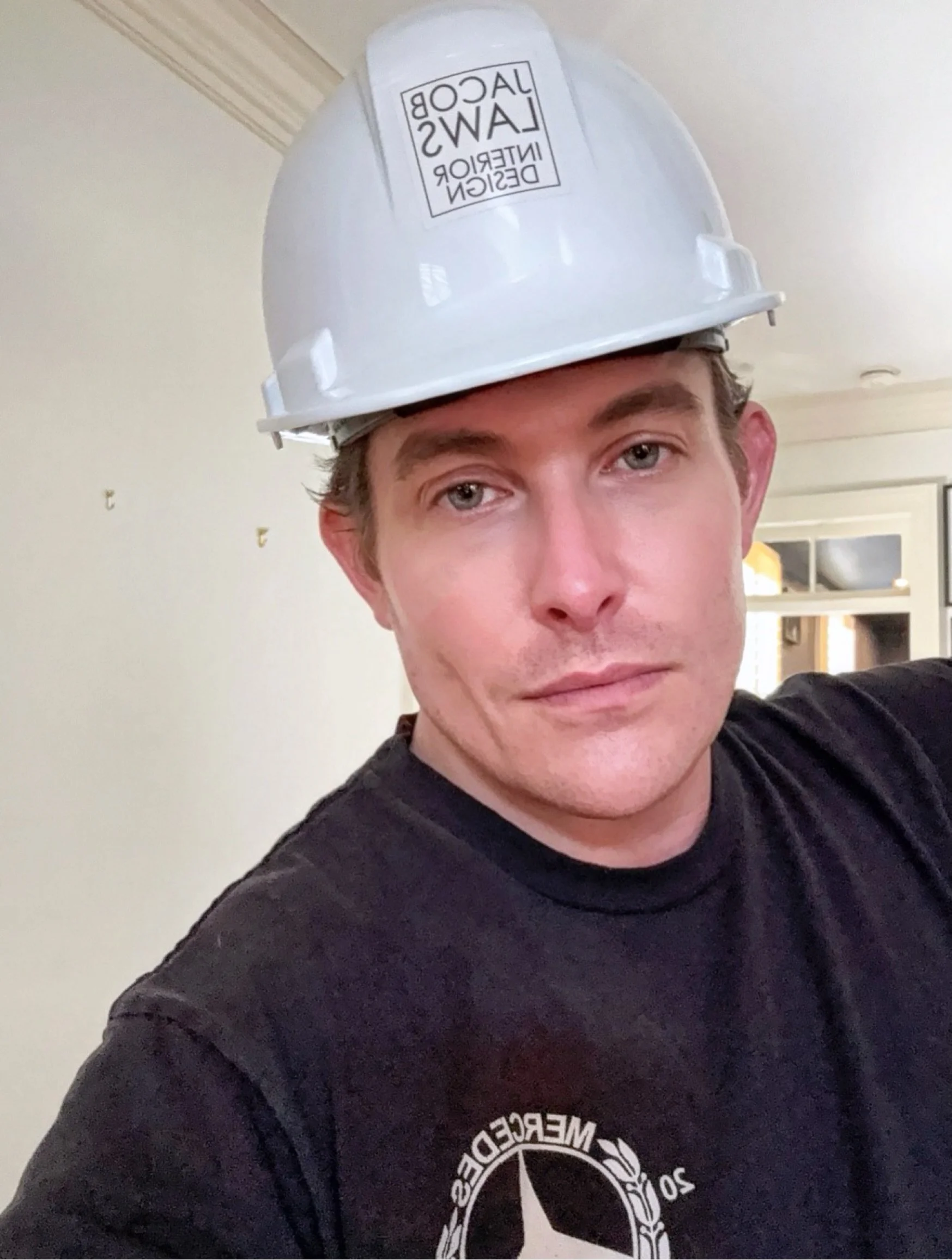 Protection for ya brain&hellip; and probably a good idea I have some kind of helmet in general. I also still have my @stlfashionfund hard hat from our first incubator on WashAve. @the.mood.bar RIGHT?!

#hardhat 
#jacoblawsofprojectsafety
#