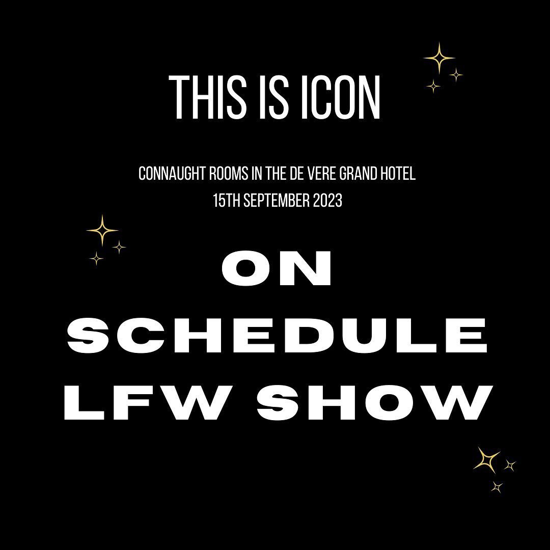 📸✨ Exciting News Alert - it's official ! 🎉 

This Is Icon proudly announces its inclusion in the OFFICIAL London Fashion Week schedule - 15th September under evening events 🌟✨
Link in swipe up and in bio 

🌐 Come join us in presenting our designe