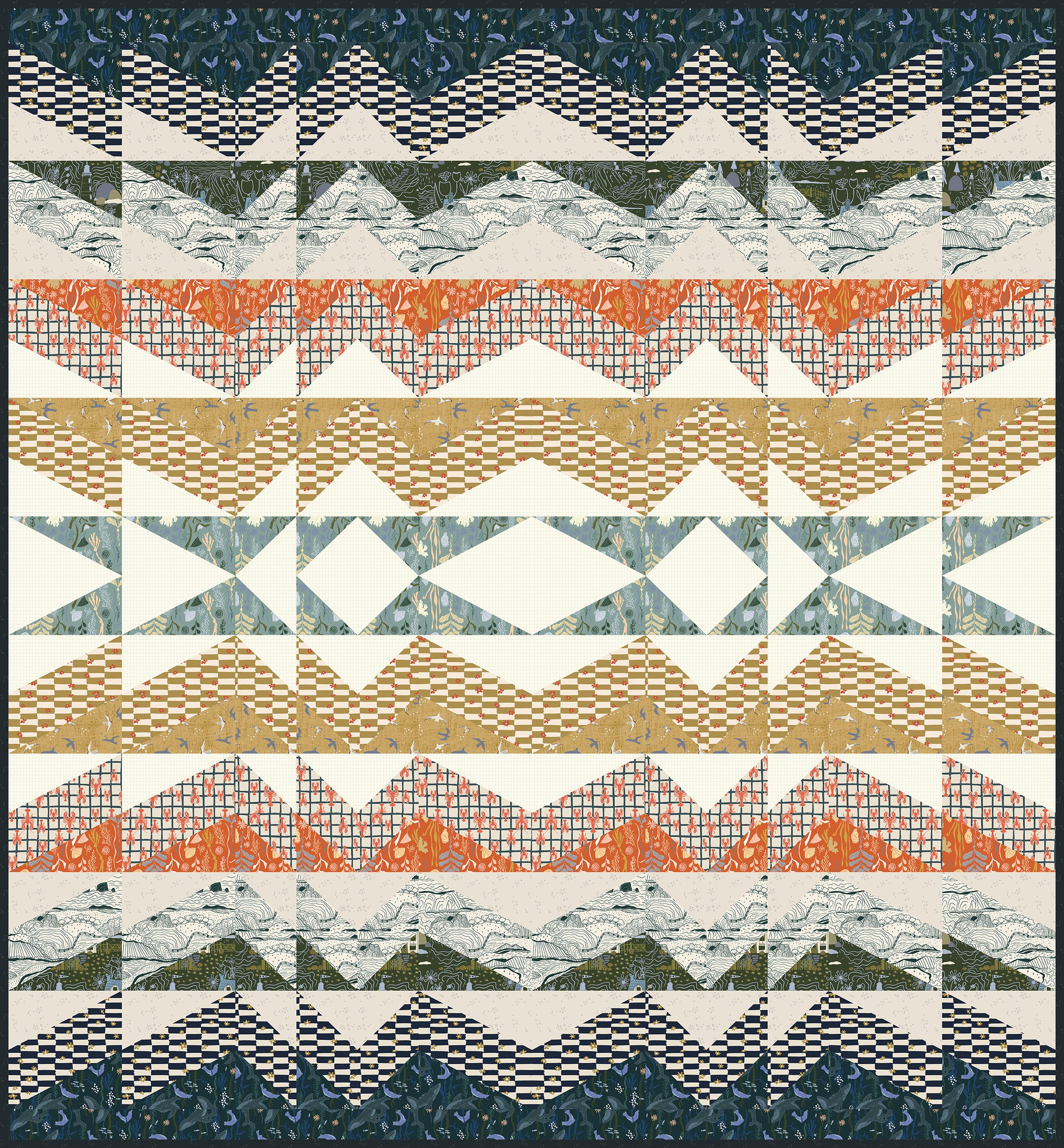 Rocky Coast
Pattern Designed By Toad & Sew