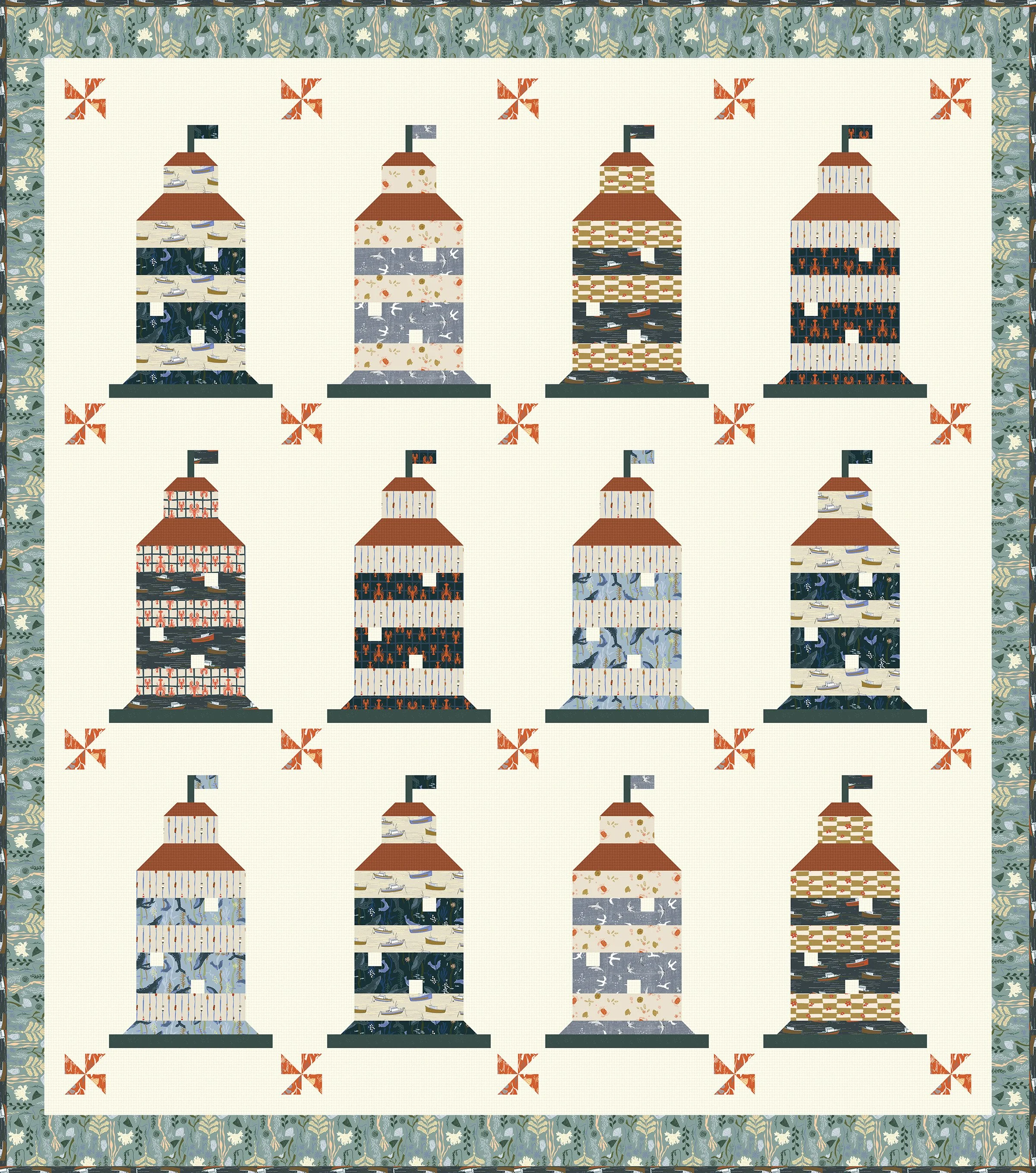 Coastal Beacons
Pattern by Wendy Sheppard