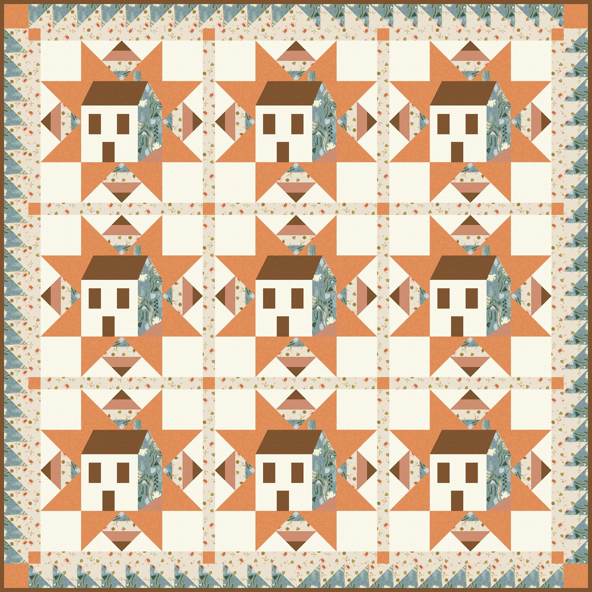 Cottage Core - Warm
Pattern Designed by Toad & Sew