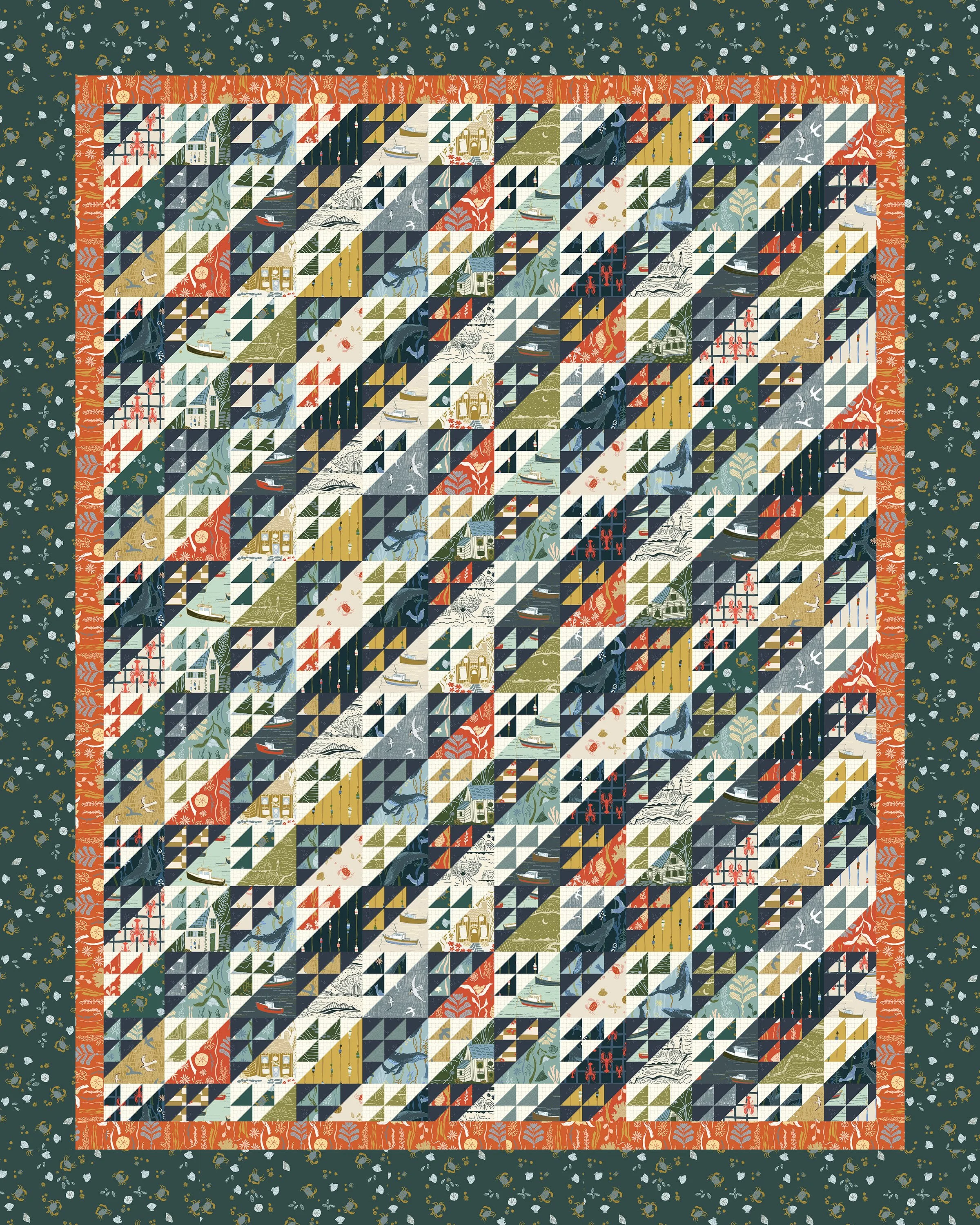 Rocky Coast Whole Cloth
Pattern by Windham Fabrics