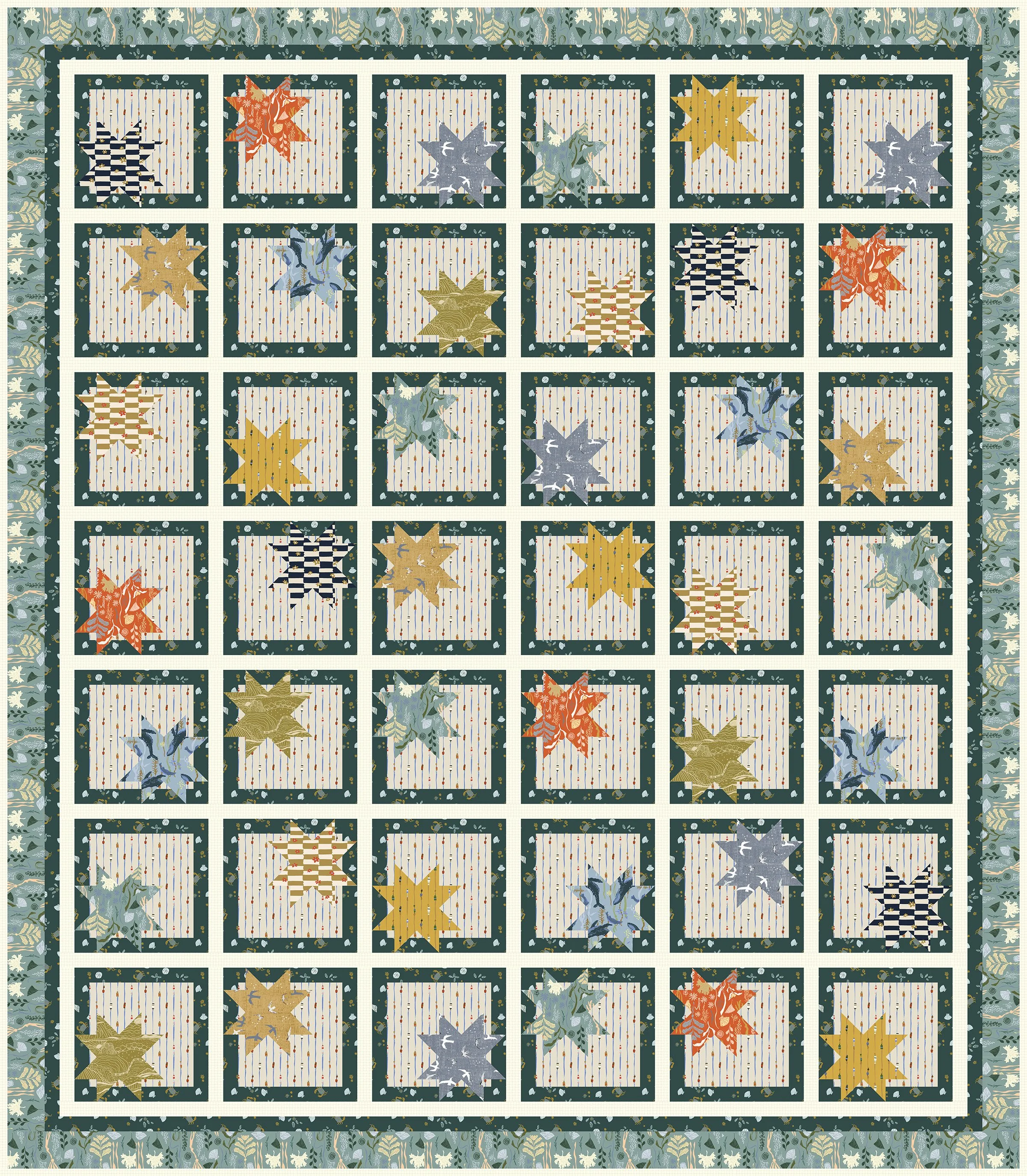 Starry Treasures
Pattern by Wendy Sheppard