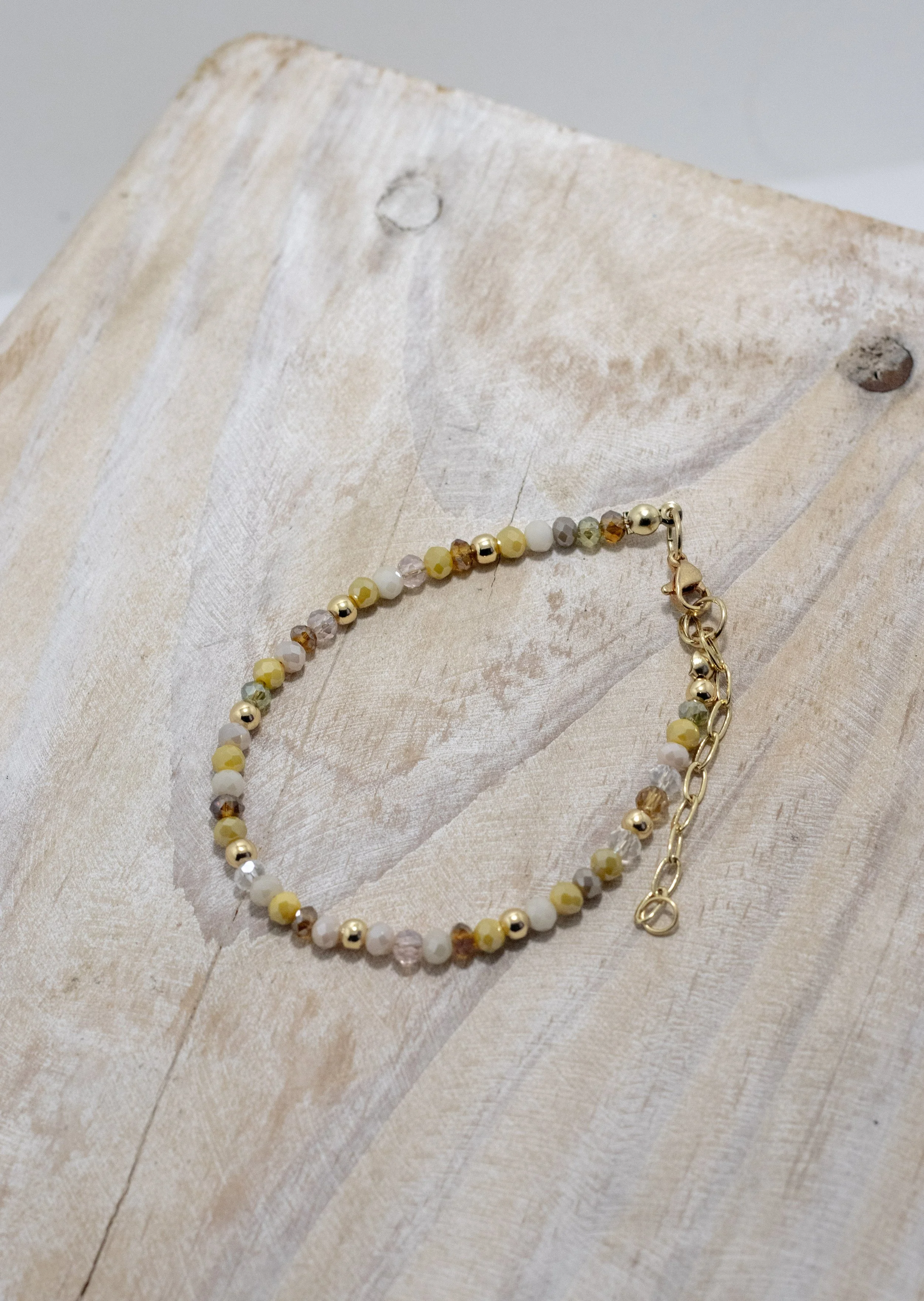 Yellow Crystal Bracelet