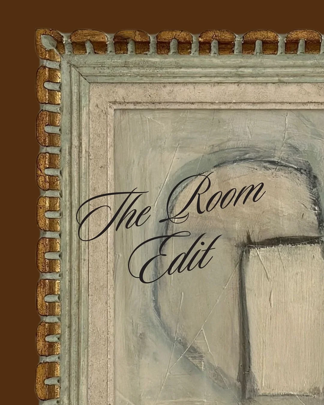 The Room Edit: A room filled with my favorite materials/finishes. I built this room around this beautiful abstract piece by the talented @amandacarolofficial ! 🤎

#roommockup #interiordesignmockup #interiormoodboard #designinspiration #designinspo #