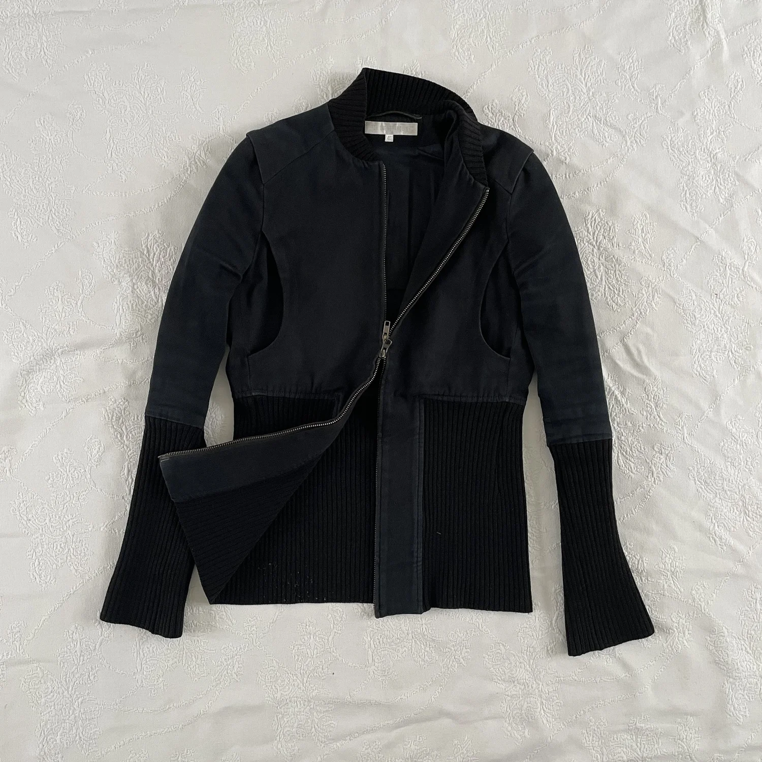 Veronique Branquinho Extended Ribbing Jacket — Guerrero