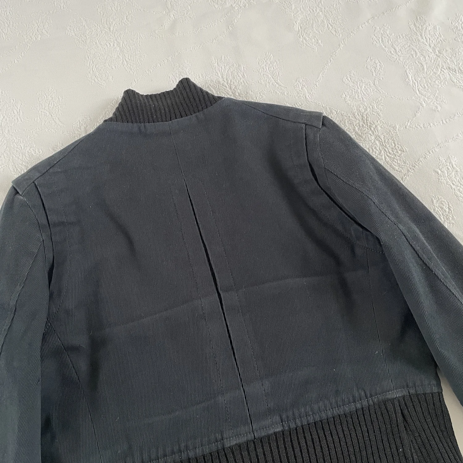 Veronique Branquinho Extended Ribbing Jacket — Guerrero