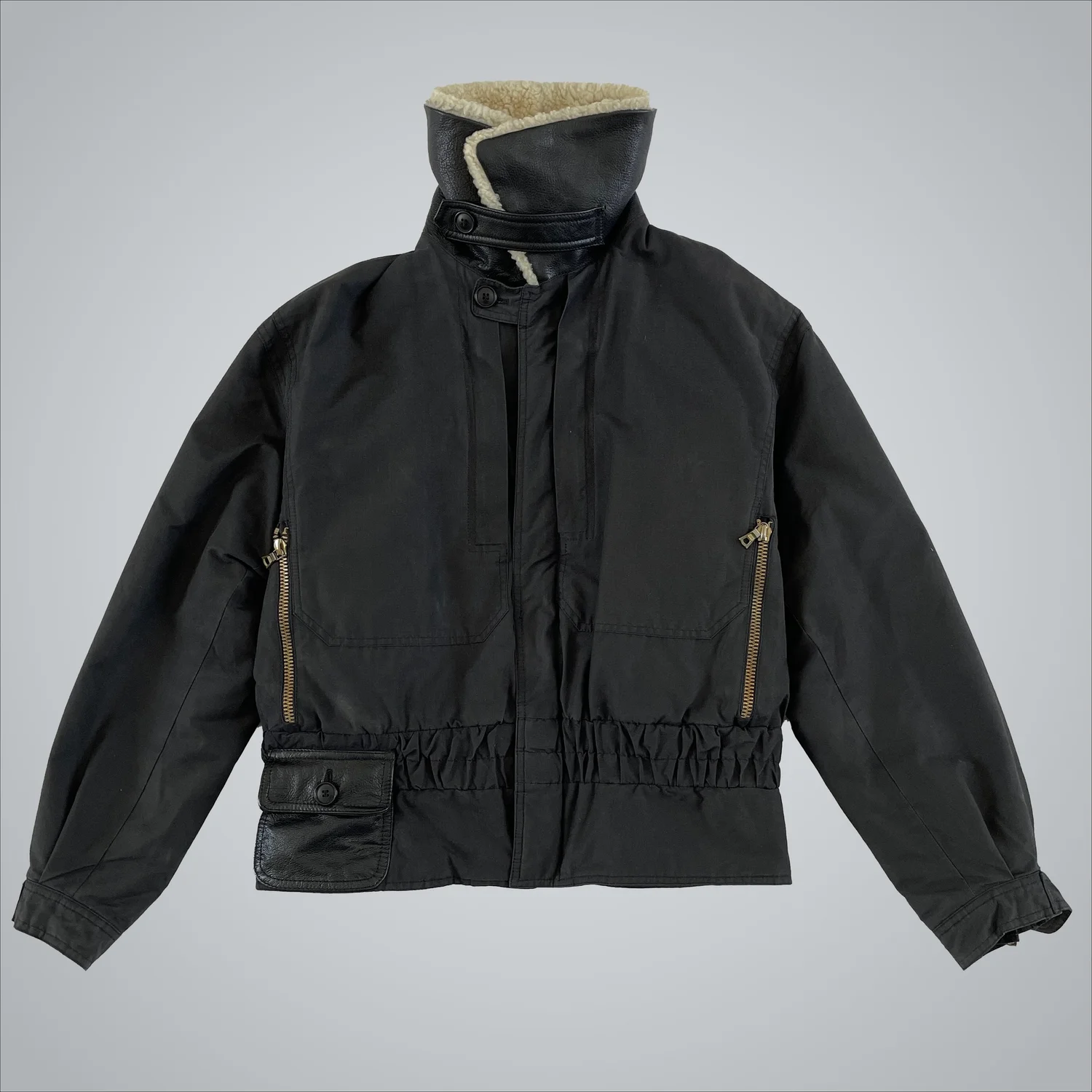 Giorgio Armani Sherpa Cropped Jacket (1990s) — Guerrero