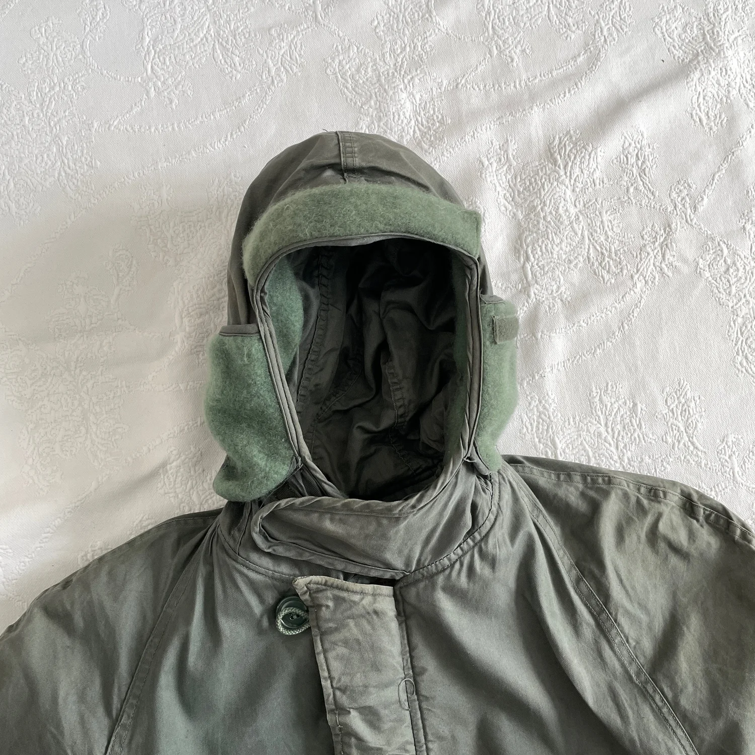 実物80sU.S.ARMY.WET.WEATGERPARKA US-Xsmall Vintage US Army Pullover Wet Weather Parka 1966 Vietnam War