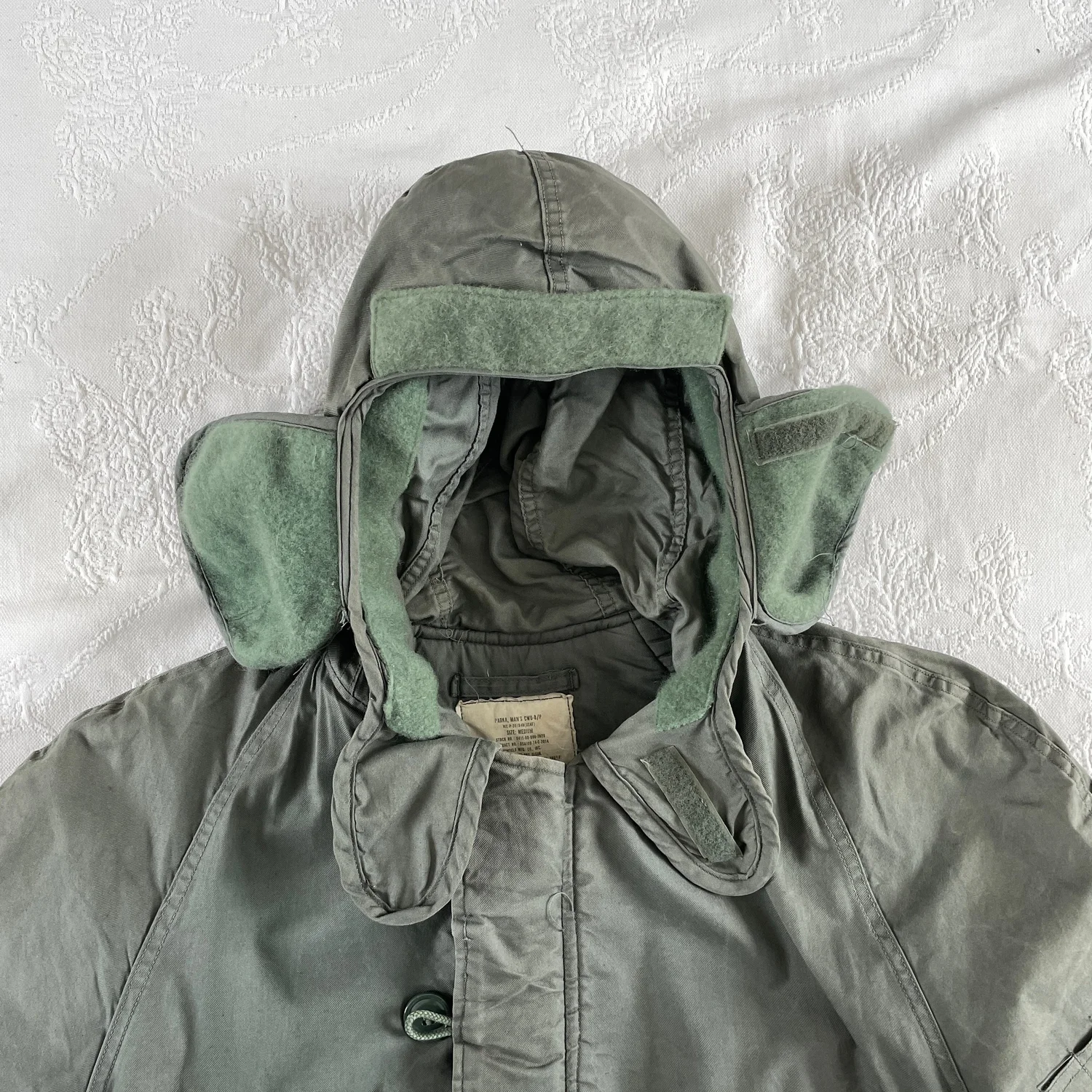 US army CWU-8P Face Mask Rabbit Parka (1974) — Guerrero