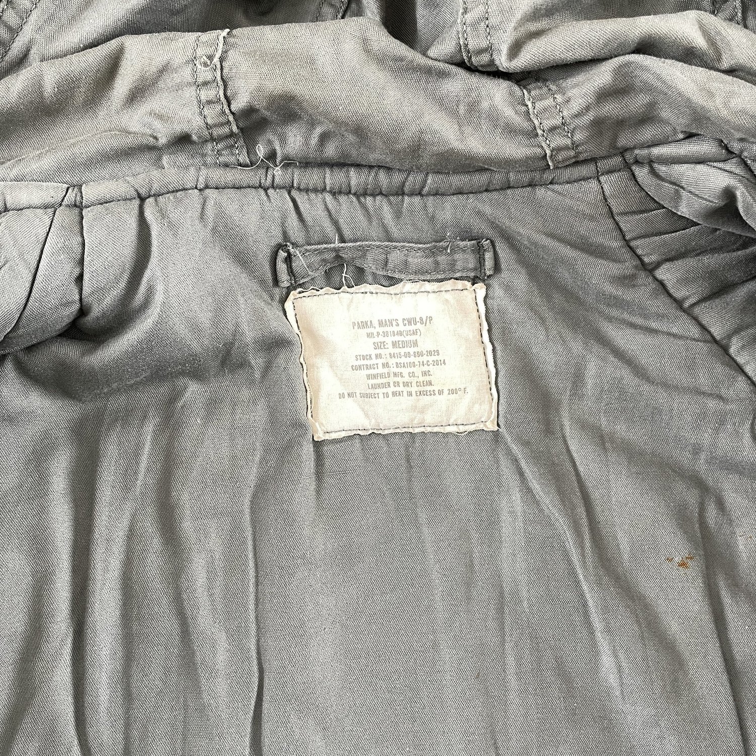 US army CWU-8P Face Mask Rabbit Parka (1974) — Guerrero