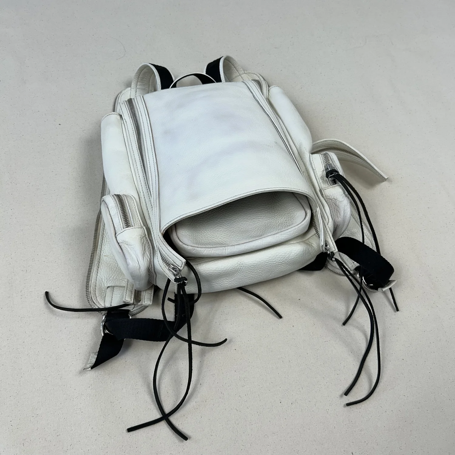 best drawstring backpack leather TOP FLAP DRAWSTRING BACKPACK