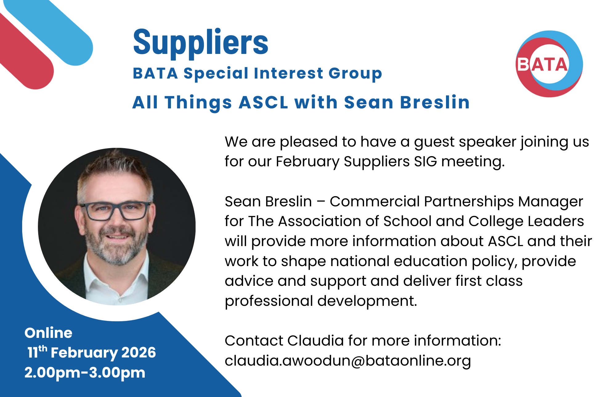 Suppliers SIG Meeting 