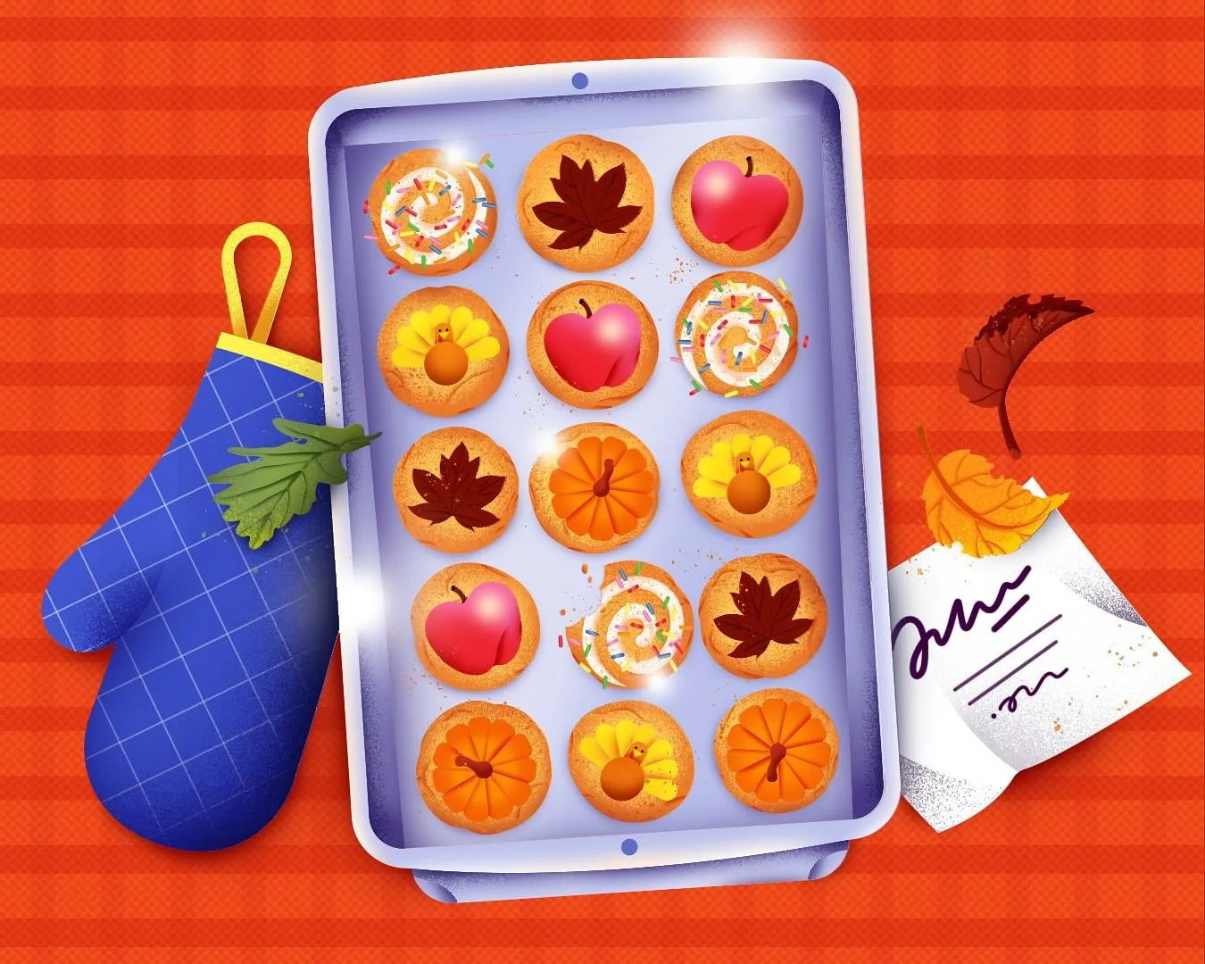 Weekend plans: baking my way down memory lane 🍪💭 brown butter, cinnamon, and fall cookie icing decorations&hellip; all the cozy smells in the air ✨ Made for Prompt 3: A Bite of Mine (those childhood bites that still make everything feel warm again)