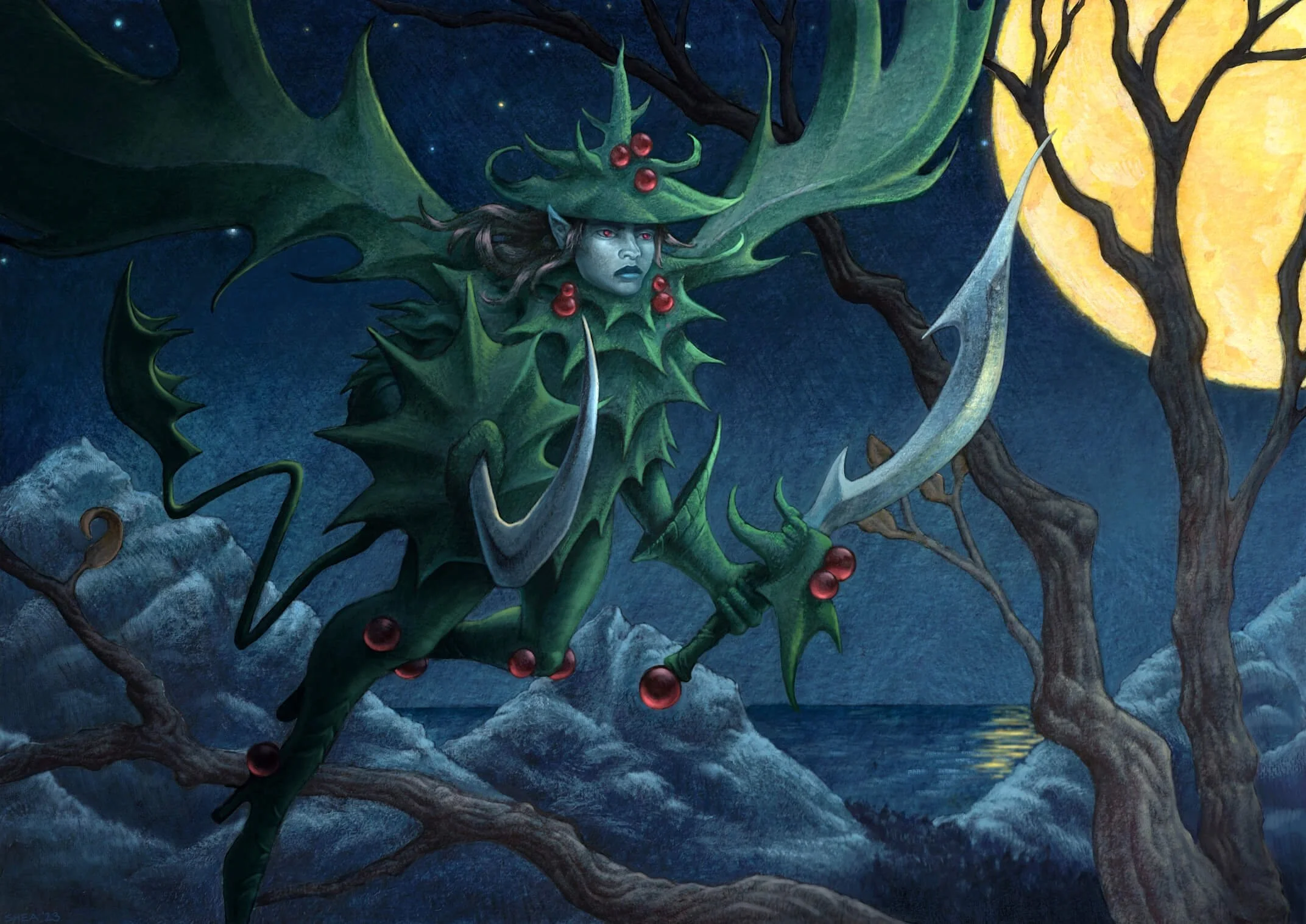 "Mistletoe Cavalier"