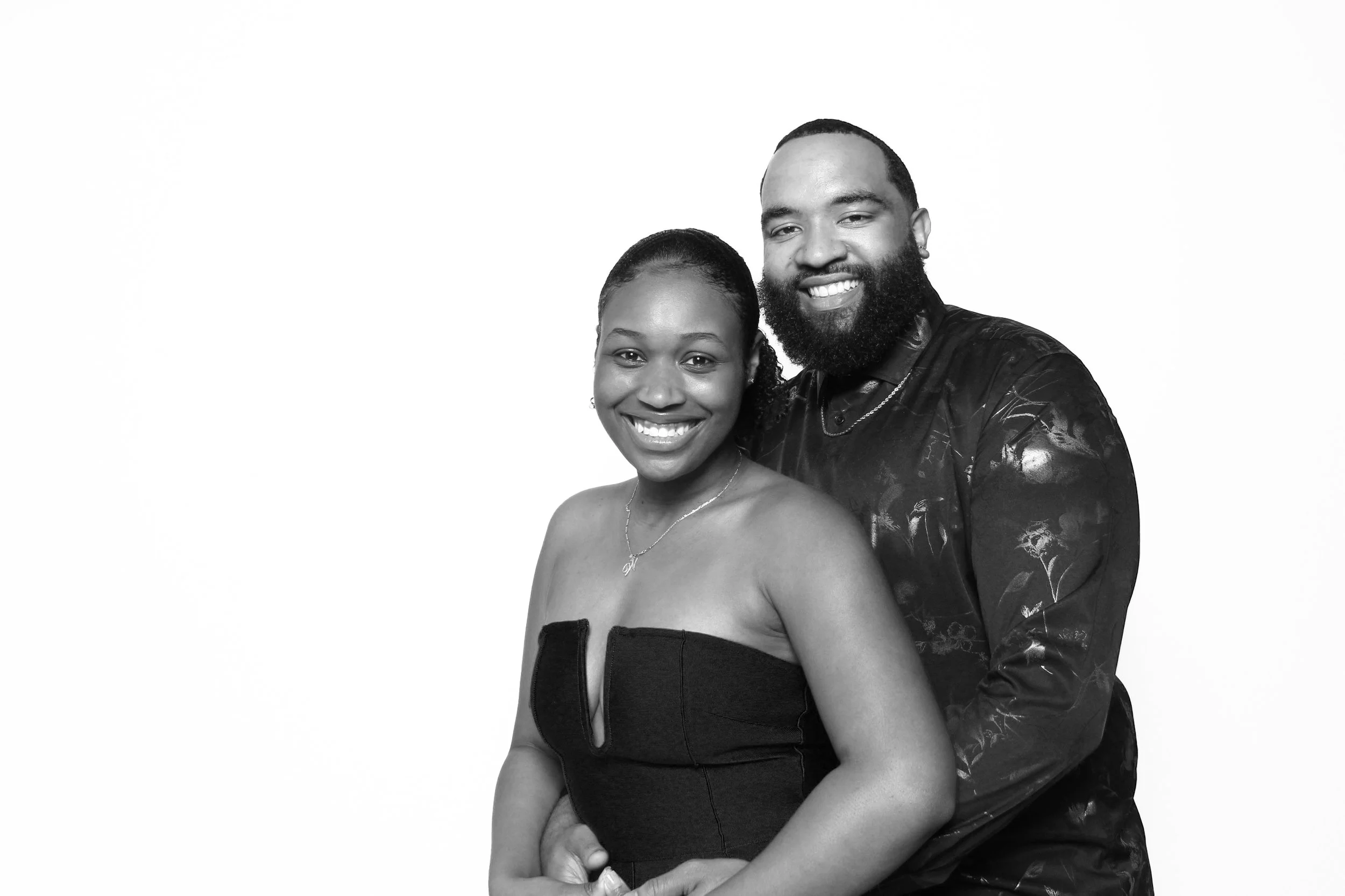 Glam Booth Richmond Virginia Couple Smiling