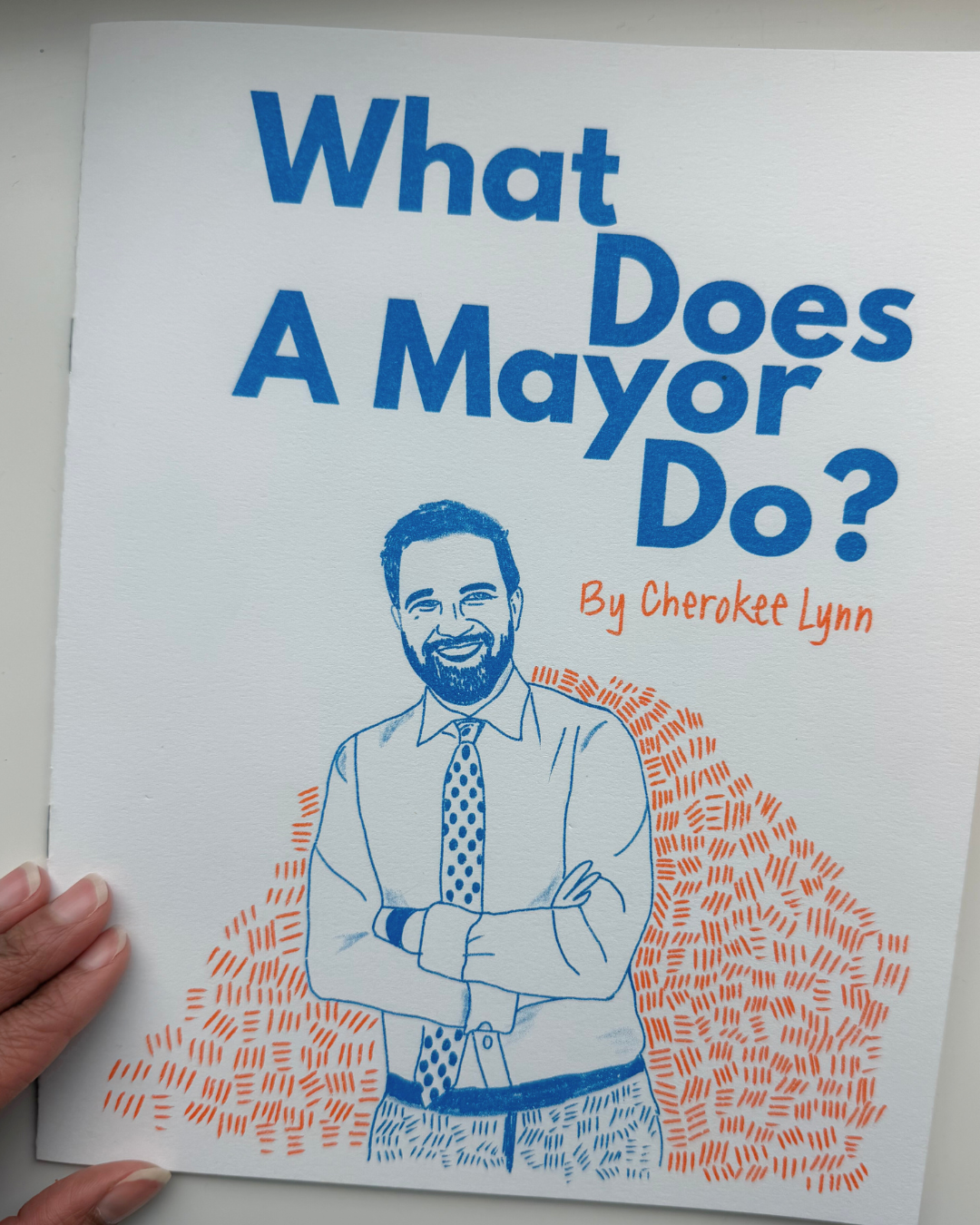 What does a mayor do? Risograph Zine for Kids