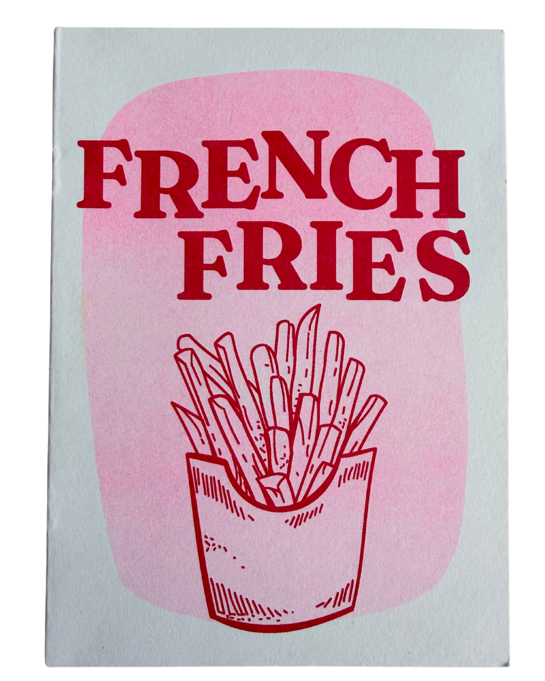 French Fries Risograph Zine