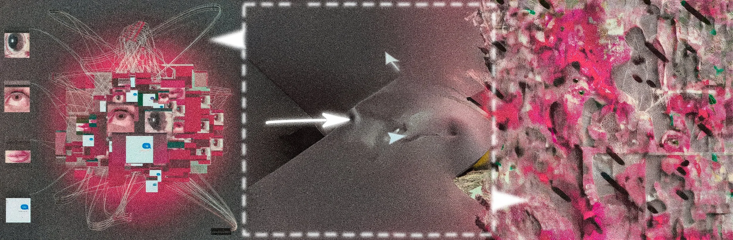 heterogeneous landscape doubting between two scales / paysage hétérogène doutant entre deux échelles