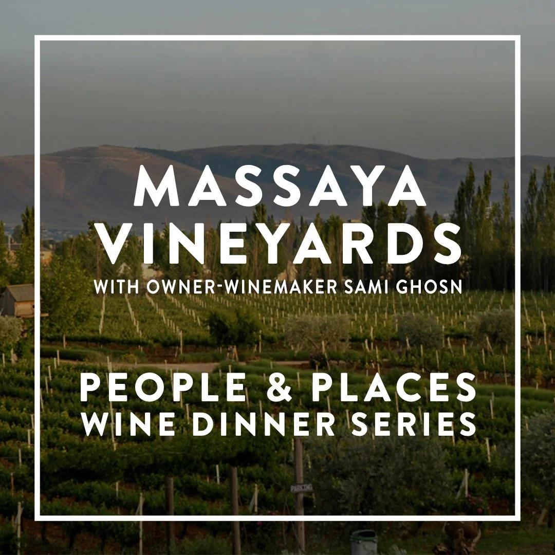 People &amp; Places Wine Dinner Series: Massaya Vineyards with Sami Ghosn