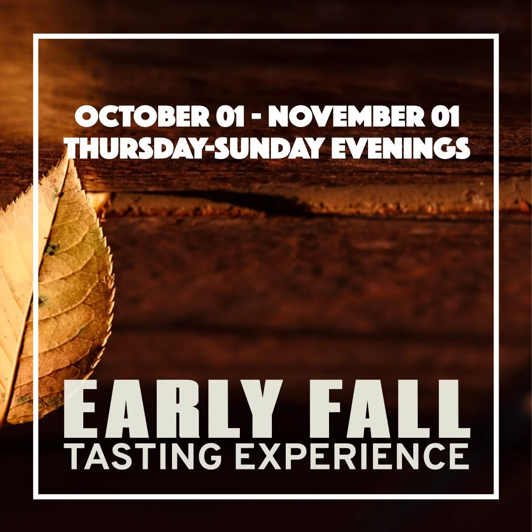 Early Fall Tasting Menu 