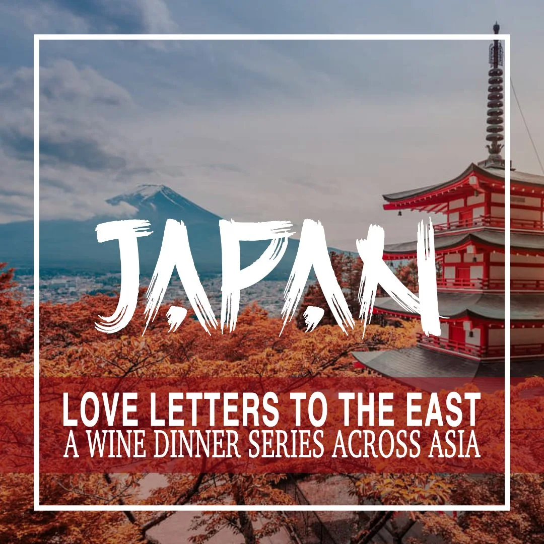 Love Letters To The East: Japanese Wine Dinner