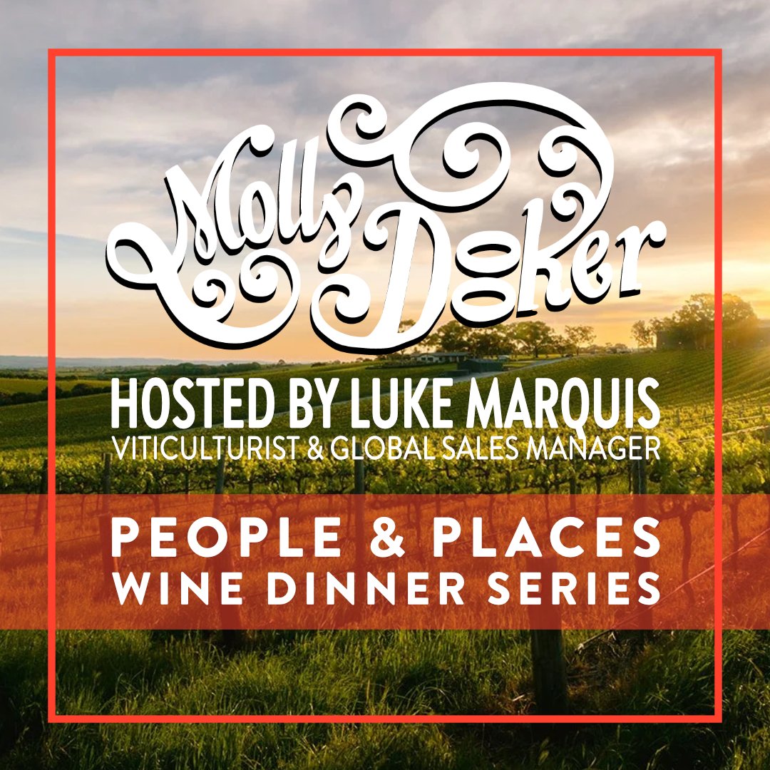 People &amp; Places Wine Dinner Series: Molly Dooker Winery