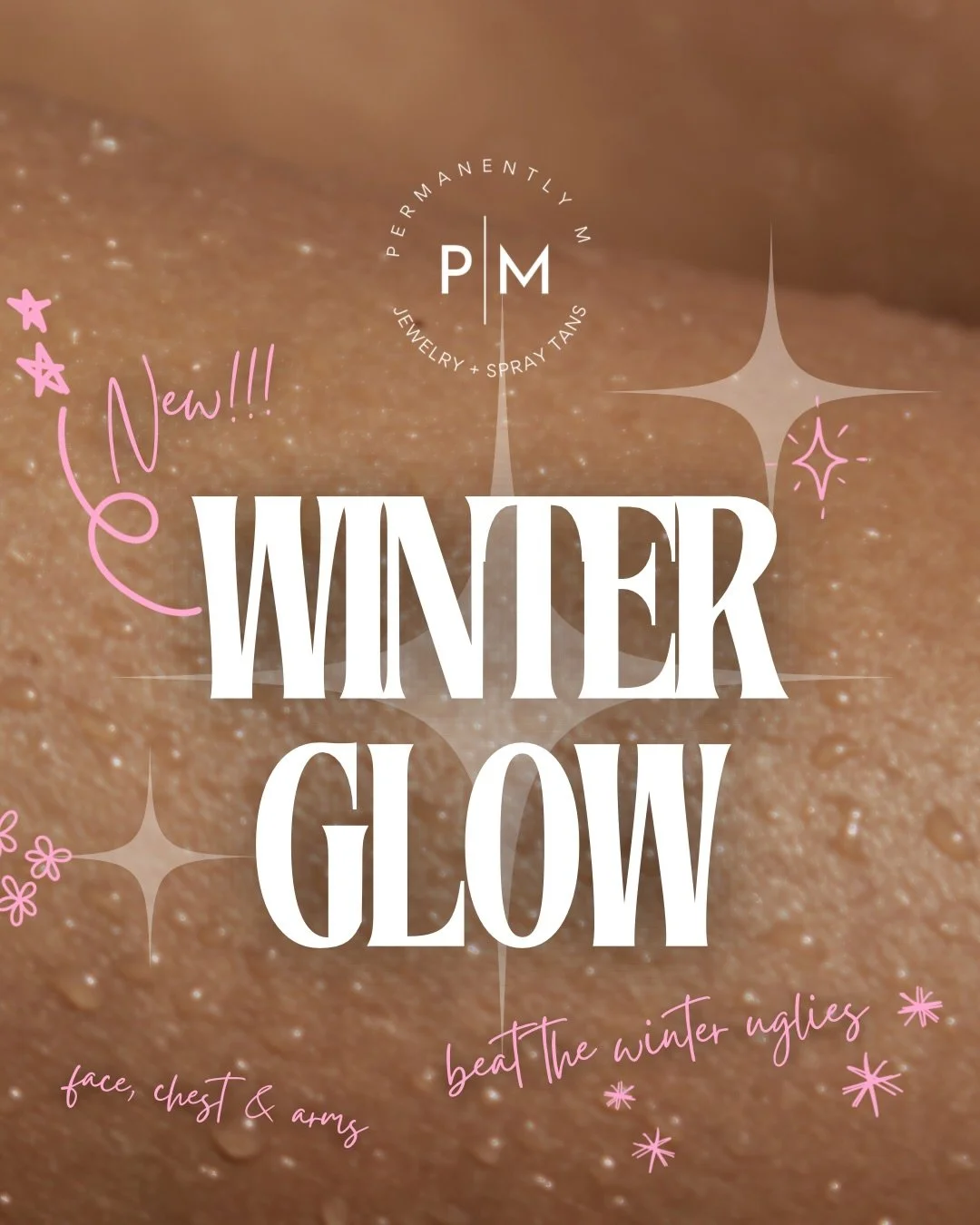 We&rsquo;re so excited to officially launch our newest tan option &mdash; Winter Glow, created specifically for the colder months when a full-body tan just isn&rsquo;t necessary.

Winter Glow is a $20 partial spray tan focusing on the areas that are 
