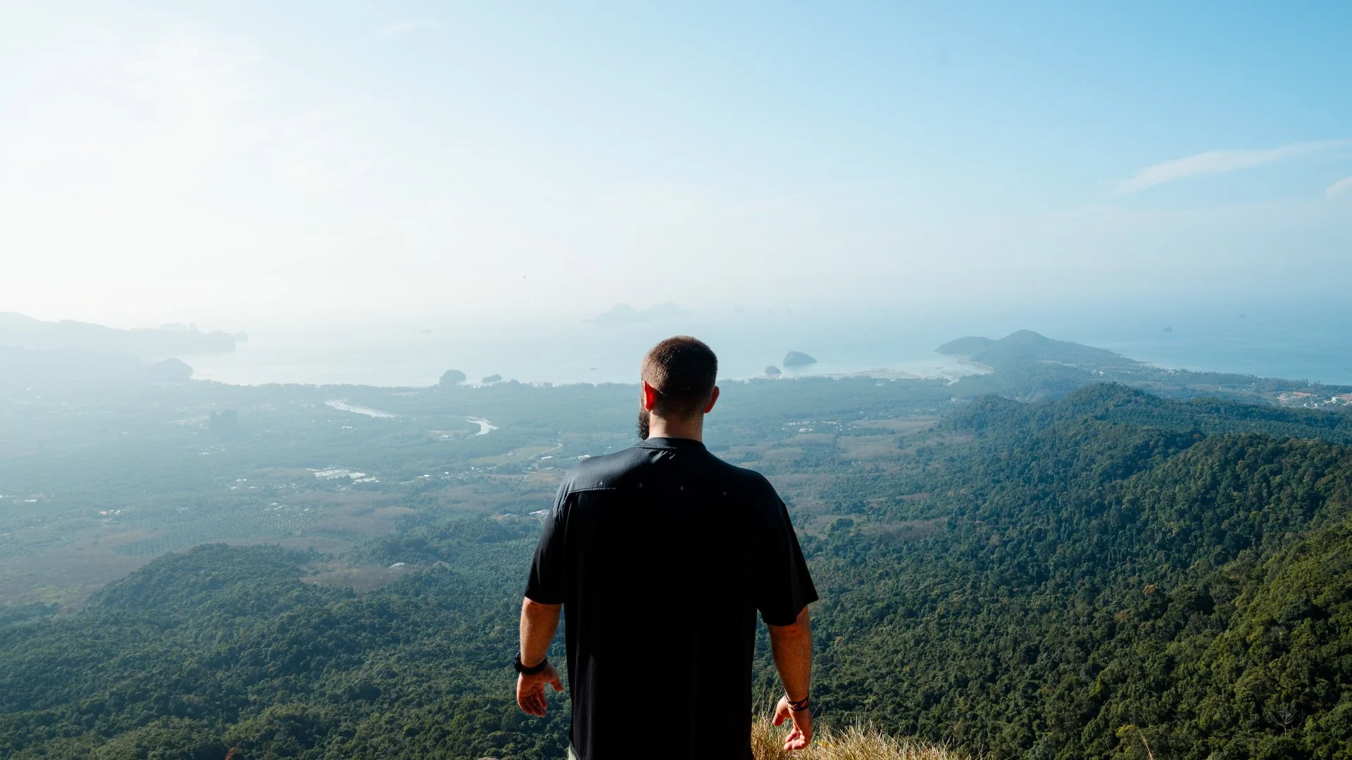 Viewpoint from Dragon Crest Mountain hike near Ao Nang, Krabi