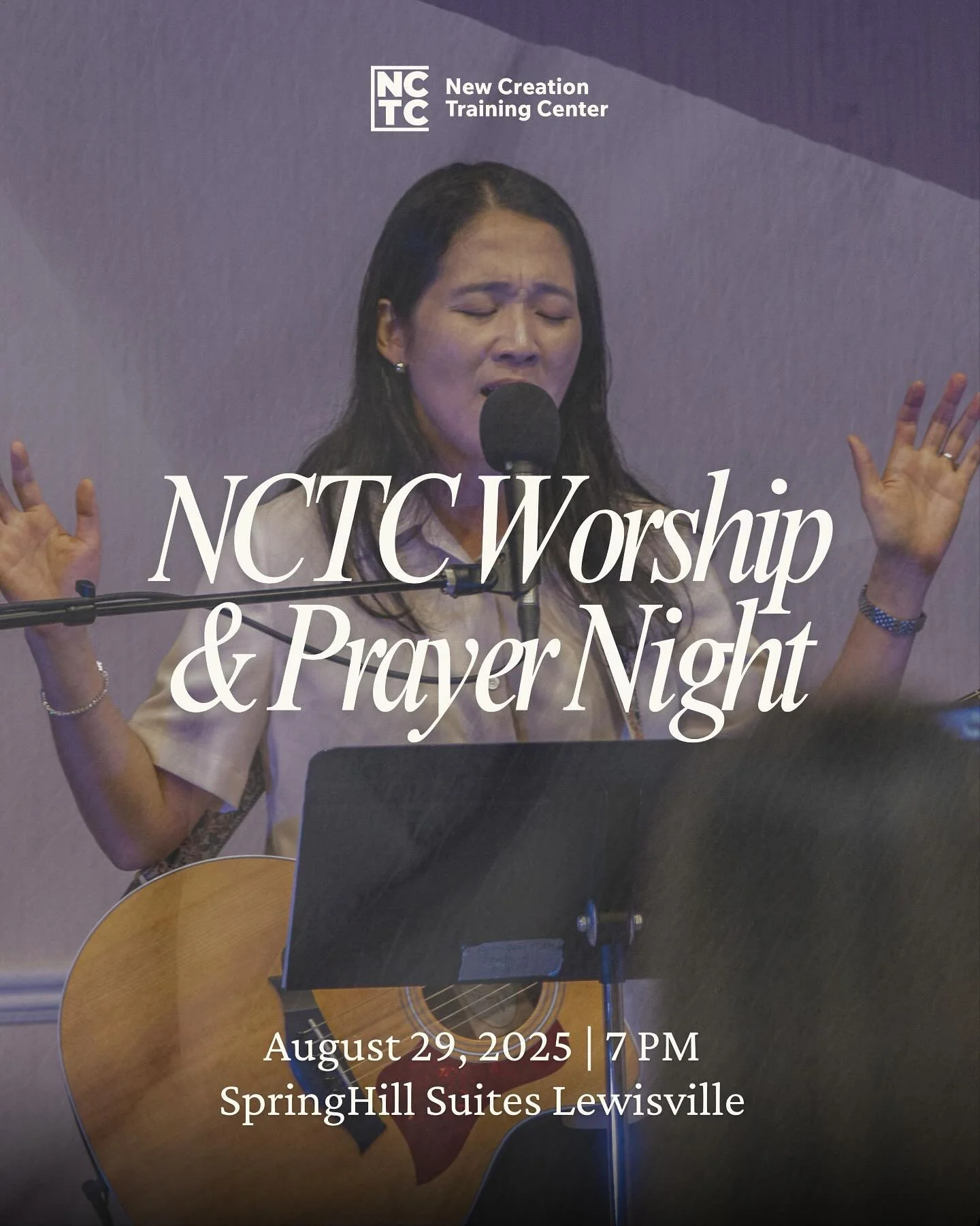 What are you doing this Friday night? Come worship with us! Because there&rsquo;s nothing worth more than being in His presence. 🙏

🕰️ Friday, Aug 29th | 7 PM
📍 SpringHill Suites Lewisville (720 E Vista Ridge Mall Dr, Lewisville, TX 75067) or Live