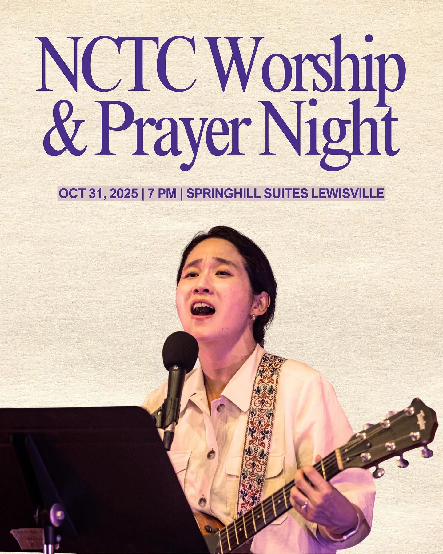 This coming Friday, set aside the night for Him. Come worship, pray, and soak in His presence with us. 💕