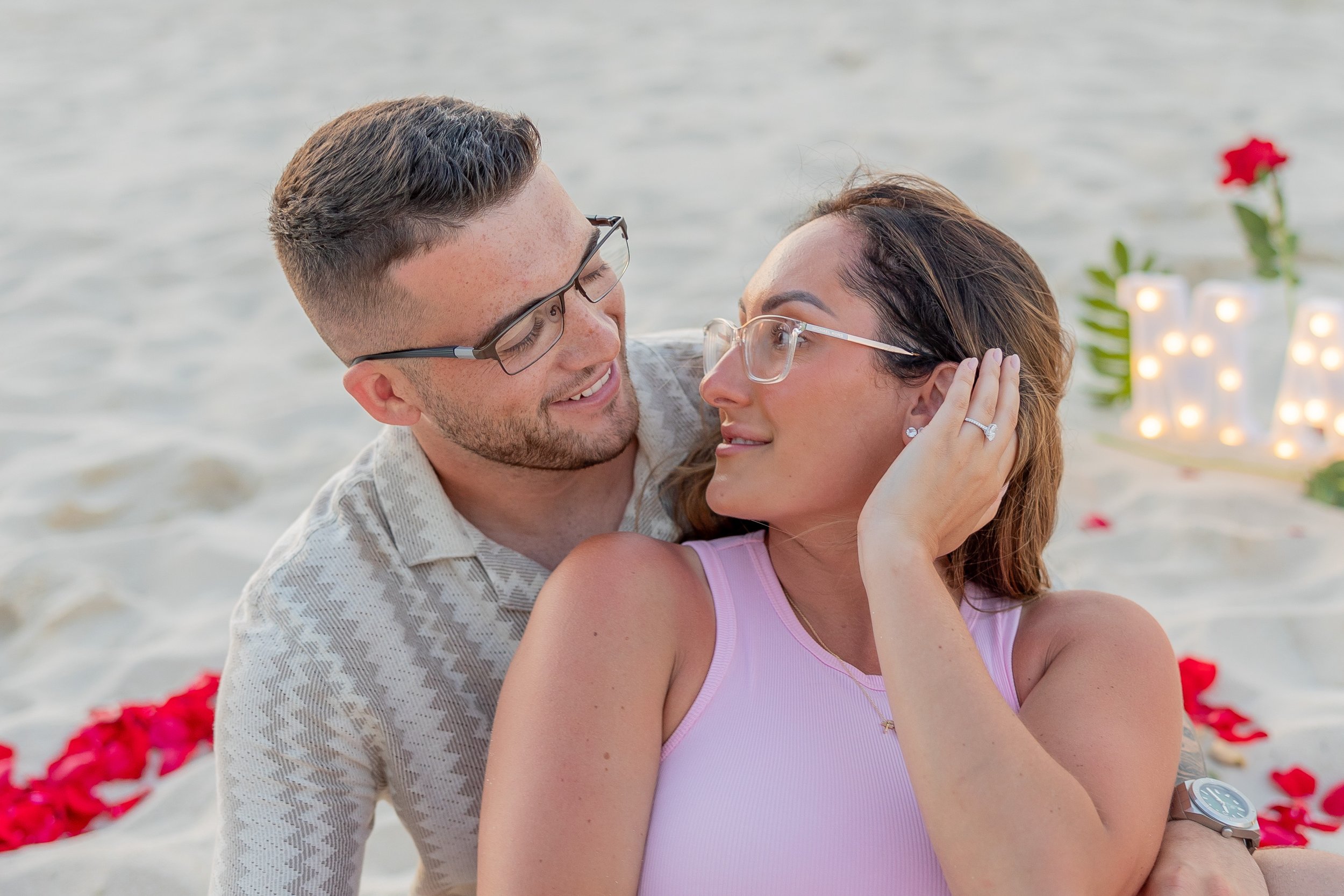 Copyright Christina Ysaguirre Photography 2024 - Nassau Bahamas Photographer - L+A Cabbage Beach Proposal - Paradise Island-58.jpg