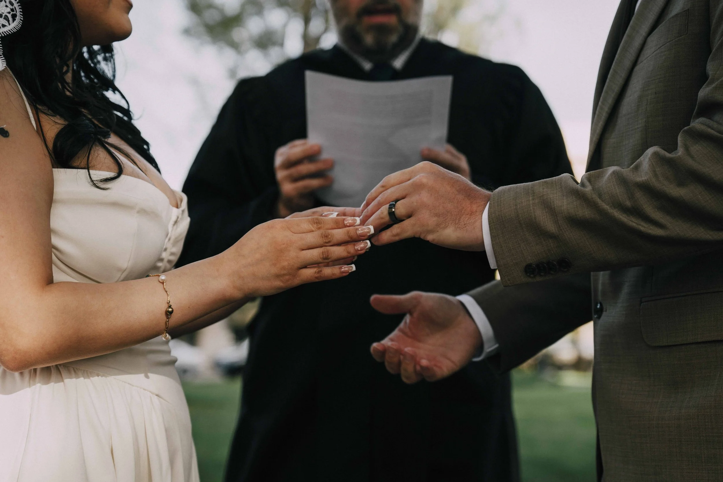 elopement photography wedding ring portland