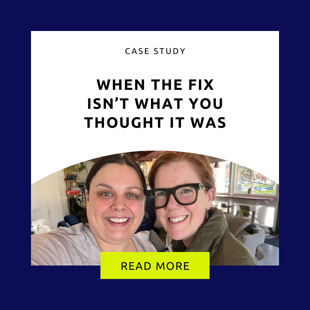 When the Fix Isn't What You Thought It Was
