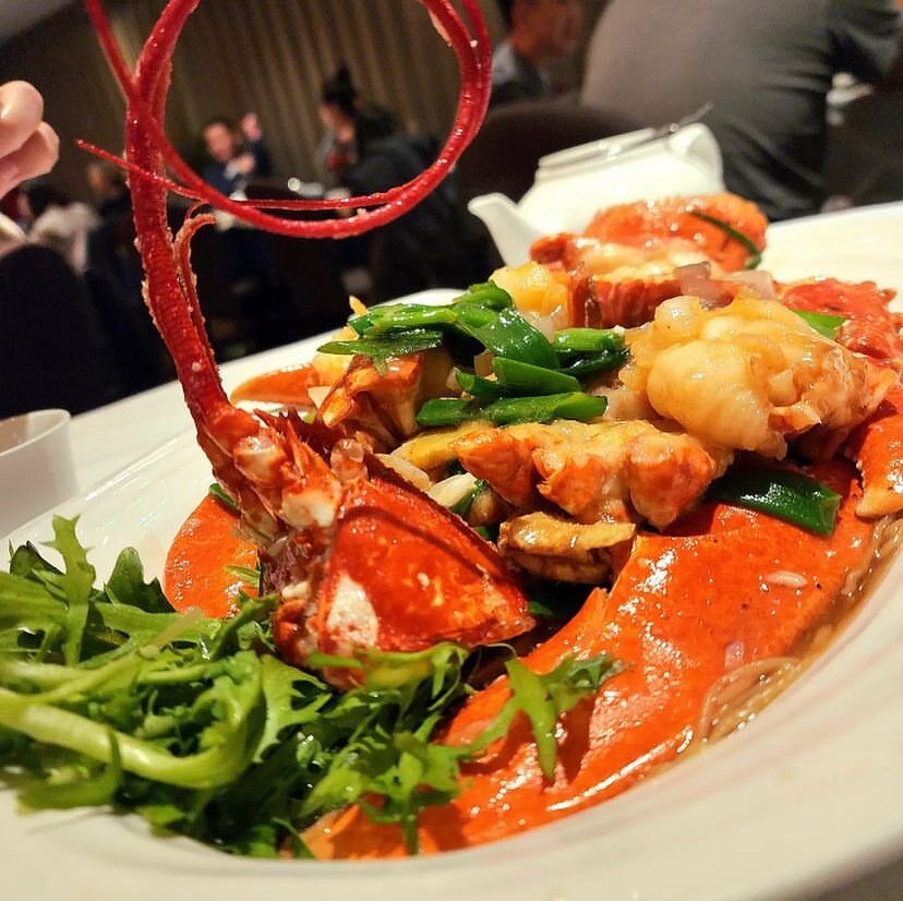 Supreme Lobster Noodles with Ginger &amp; Spring Onion at Baker St Royal China

Photo cr: @dillionishungry 

#lobster #seafood #lobsternoodles #lobsters #noodles #chinesefood #royalchina