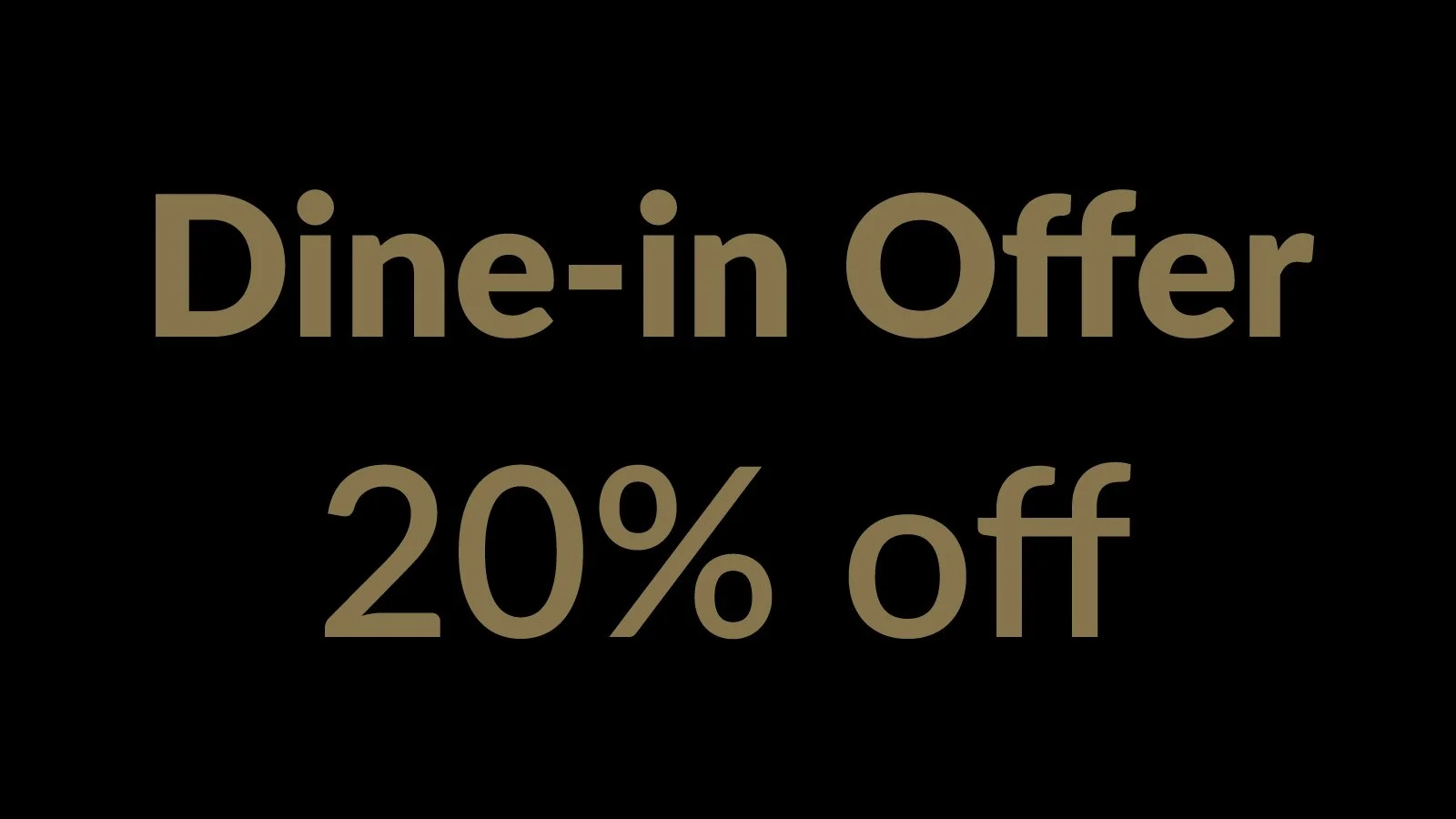 Exclusive Offer in May