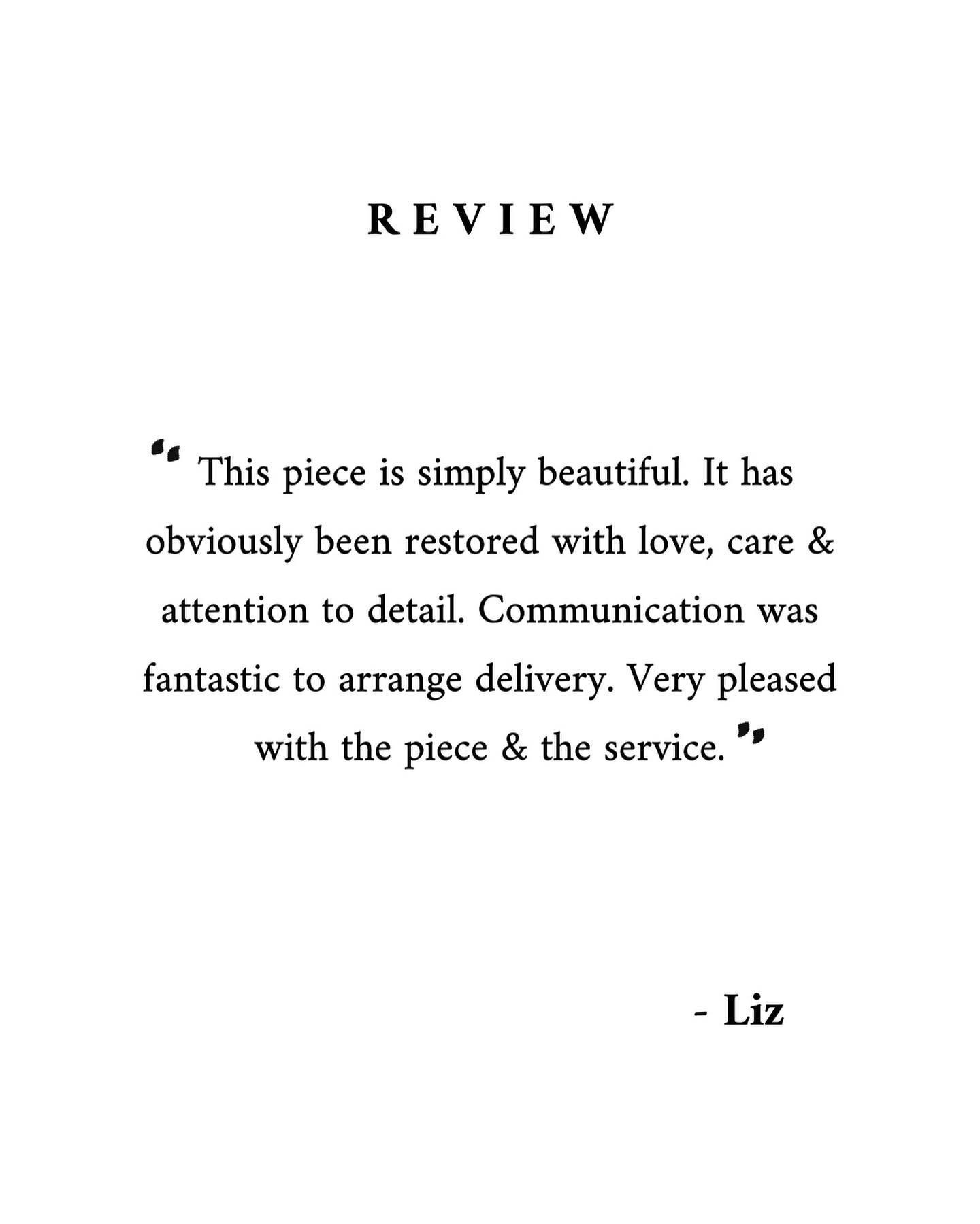 REVIEWS ✖️ A review from one of my latest customers, how lovely 😊 (scroll to see the item). I love to hear nice feedback, it makes my day! As a small business owner creating bespoke items, you put so much work into every item, your heart and soul go