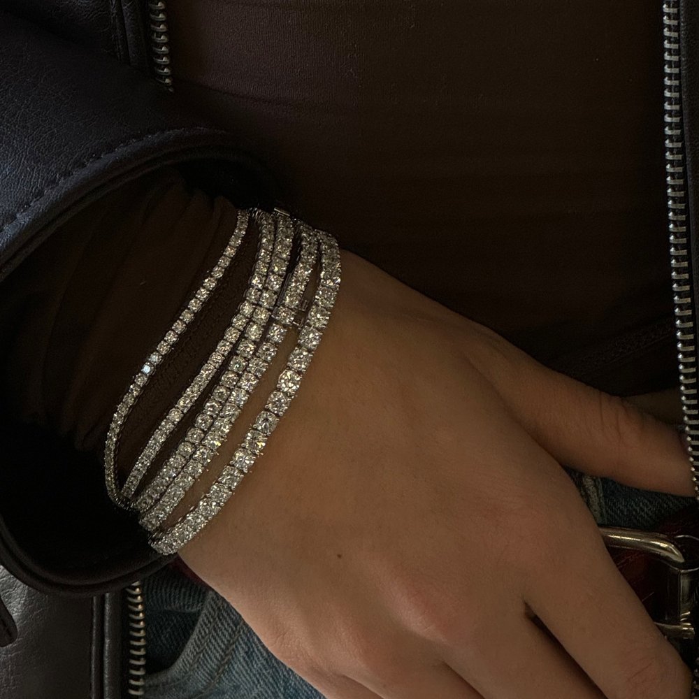 Lab Diamond Tennis Bracelets — The Rowe Review
