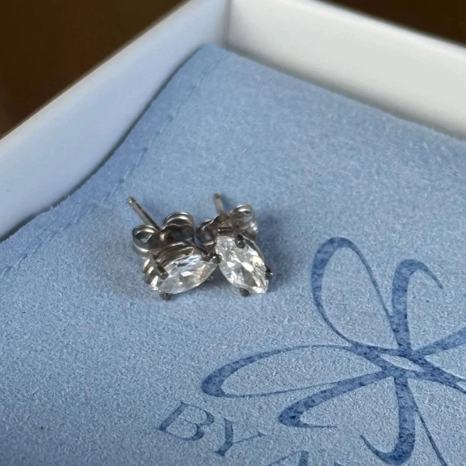 Marquise Diamond Studs