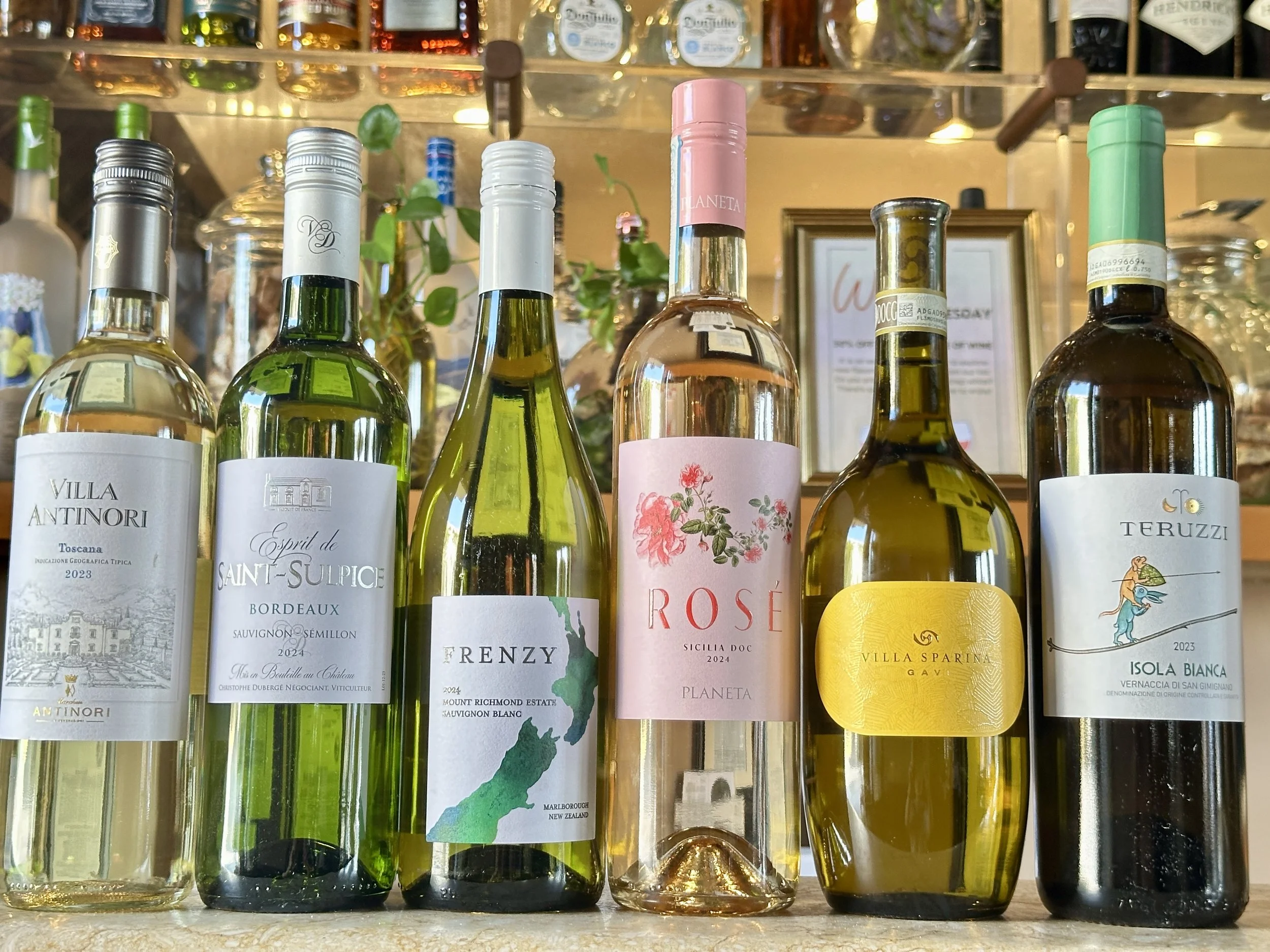 Wines at Divina Cucina, Montrose, CA