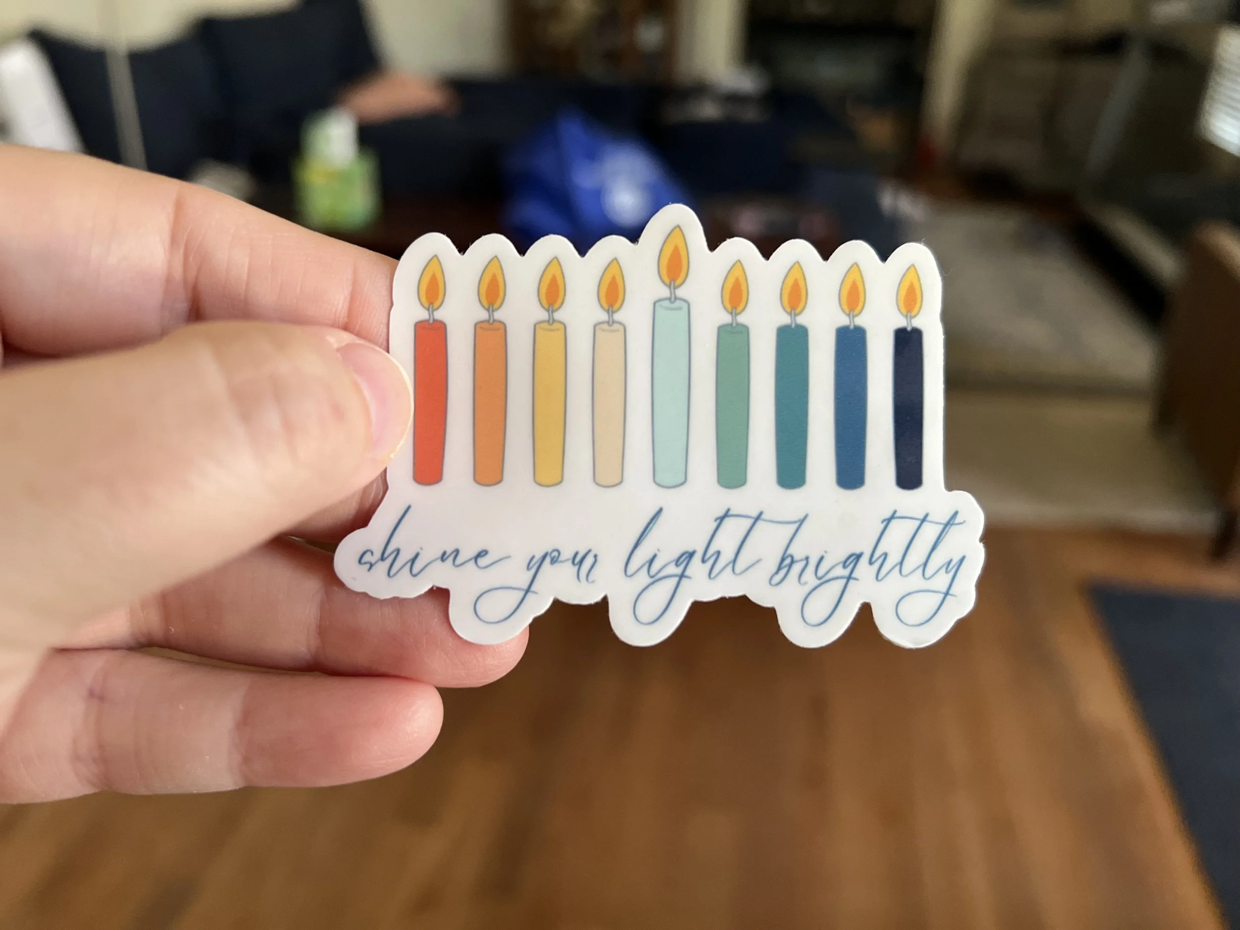 Shine Your Light Brightly — Sticker