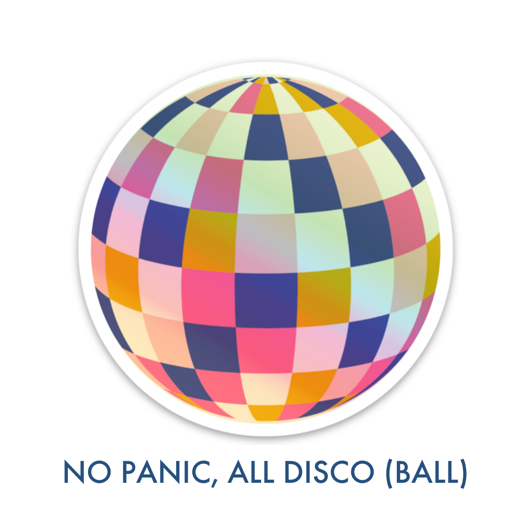 No Panic, All Disco — Sticker