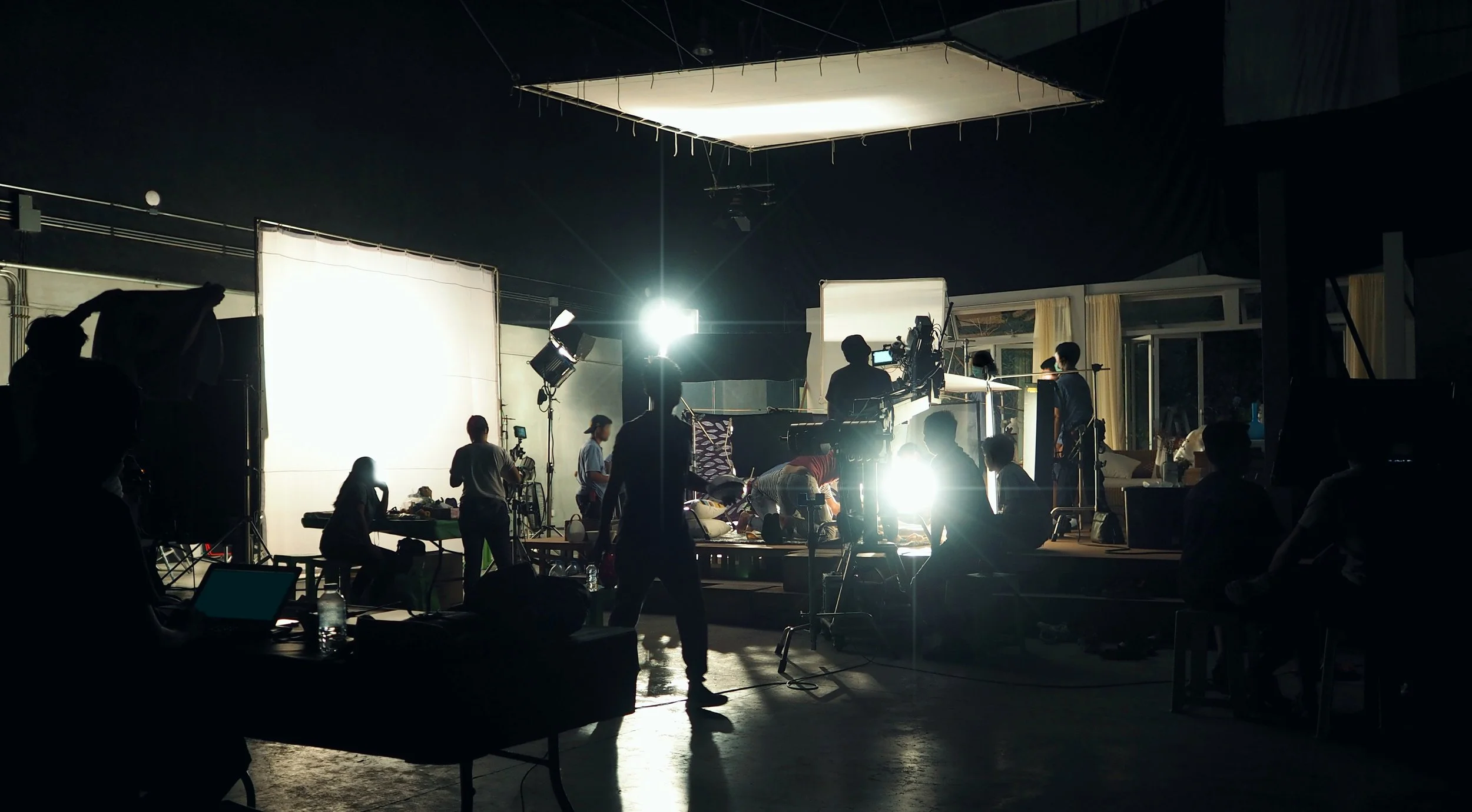 3D laser scan of a film set