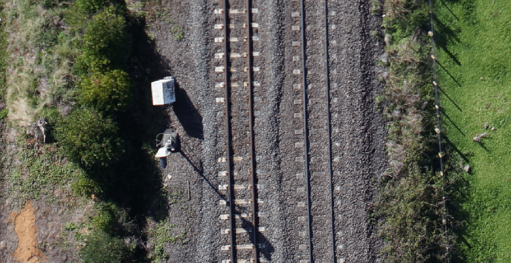 Drone survey of a rail corridor