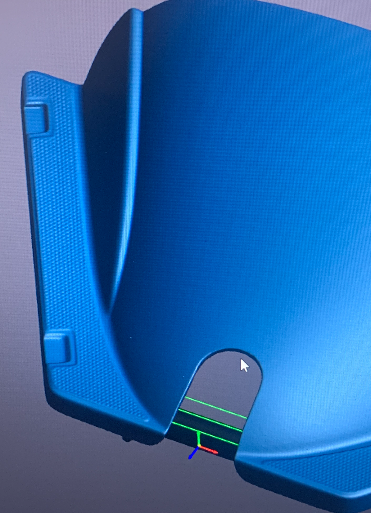 Handheld 3D scan of a boat hull section for marine reverse engineering