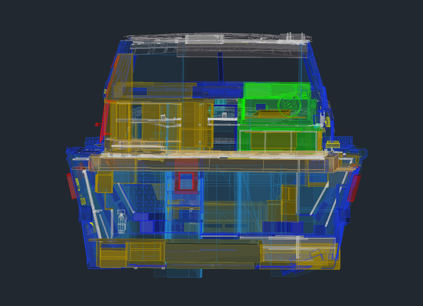 3D scan of a vessel hull