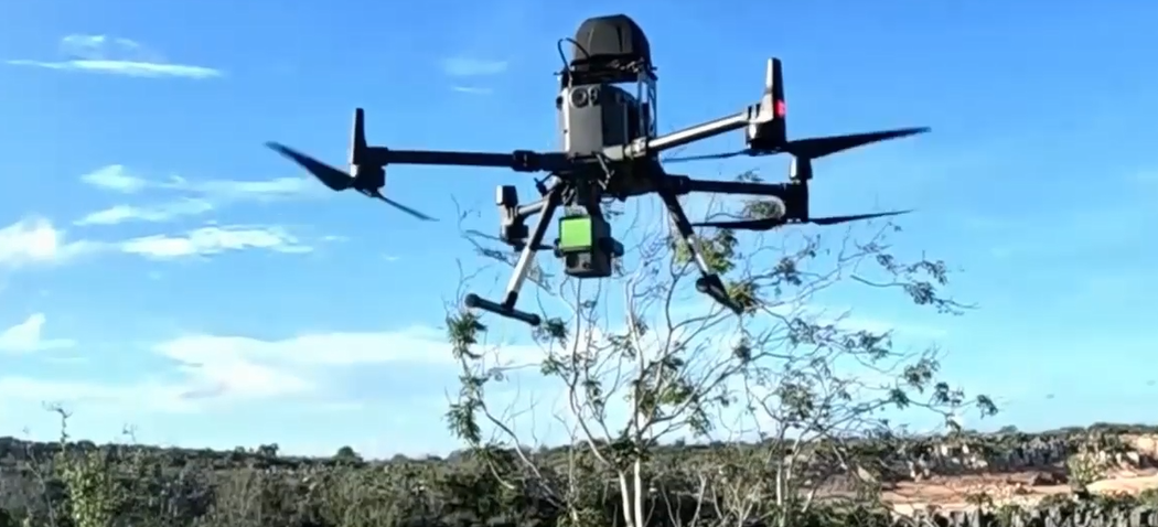 Features extracted from drone LiDAR on a solar farm site